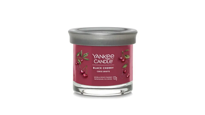 Yankee Candle Duftkerze Signature Small Tumbler Black Cherry Black Cherry