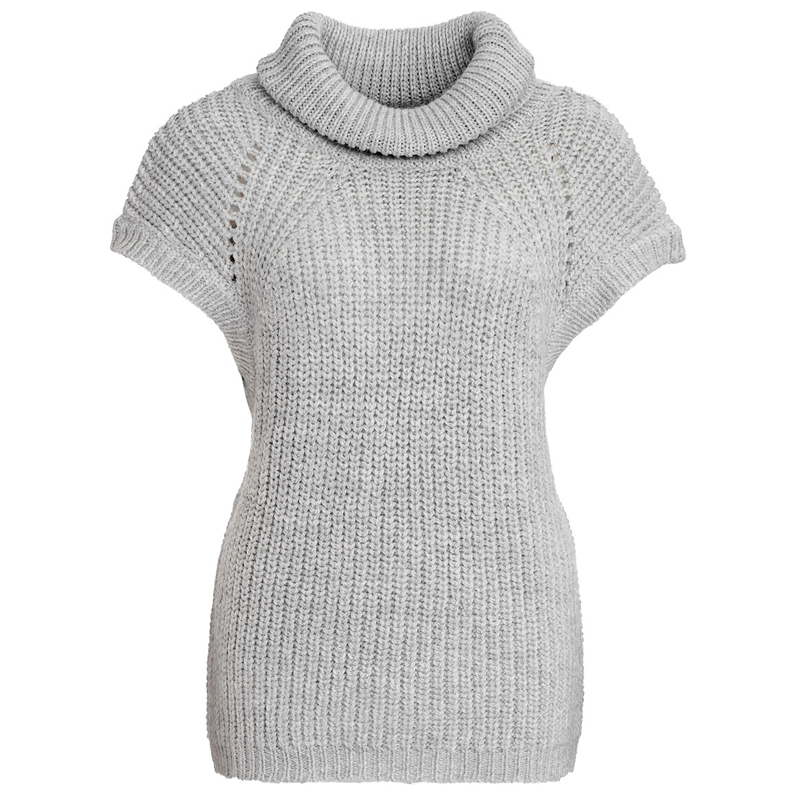 Damen Pullunder mit Rollkragen