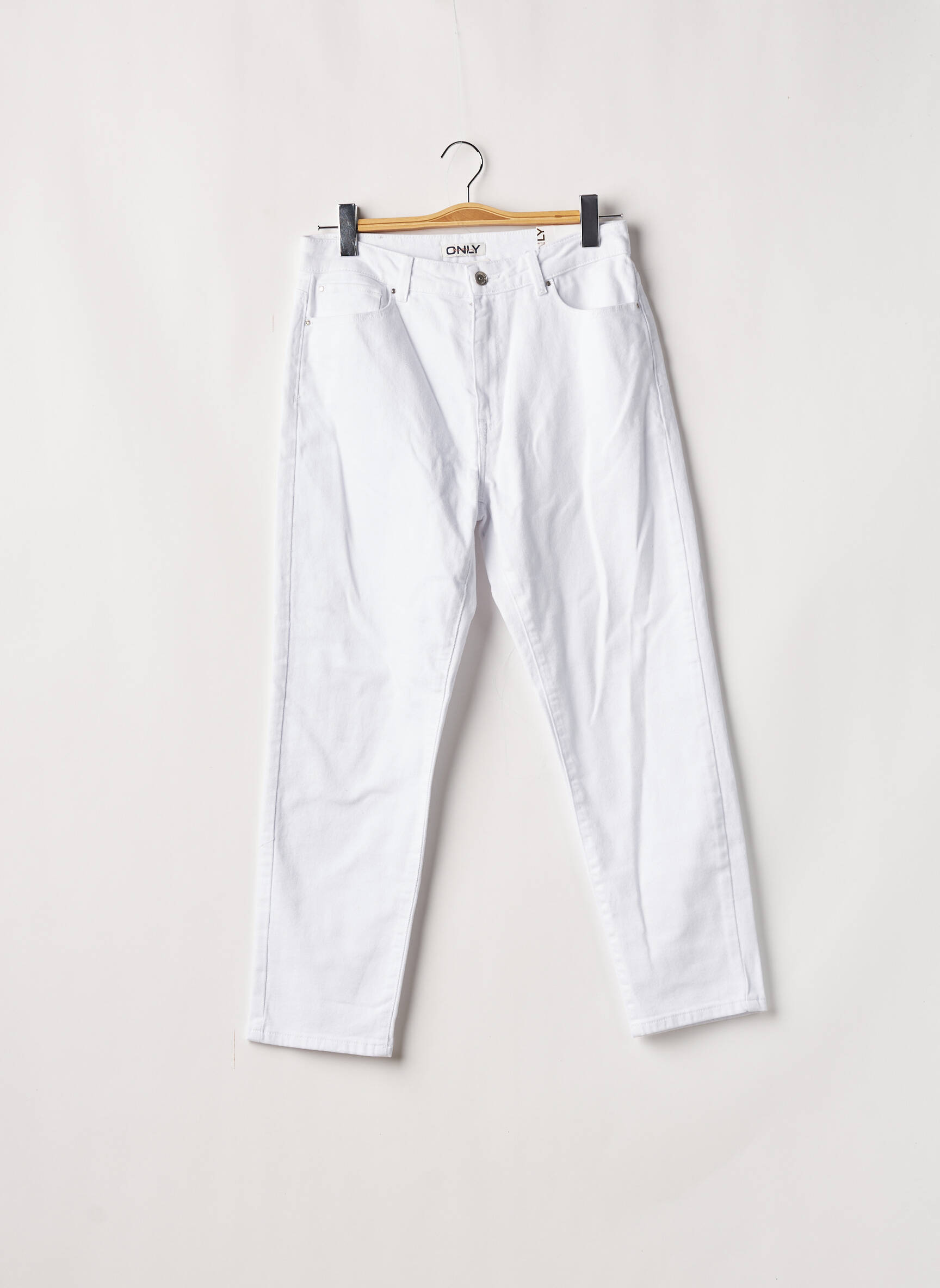 Only Jean Mom Femme couleur blanc