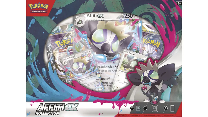 POKÉMON Sammelkartenspiel - Affiti-EX Kollektion
