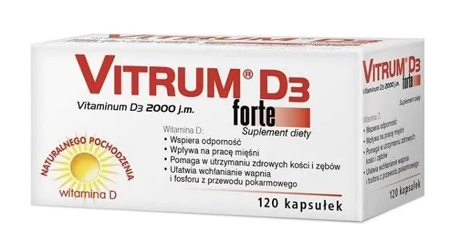 Vitrum D3 Forte 2000 IU, kapsule
