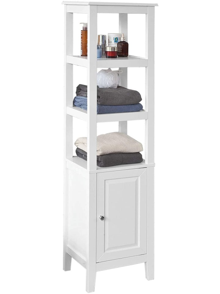 SoBuy Hochschrank in Weiß - (B)40 x (H)150 x (T)33cm günstig kaufen onesize
