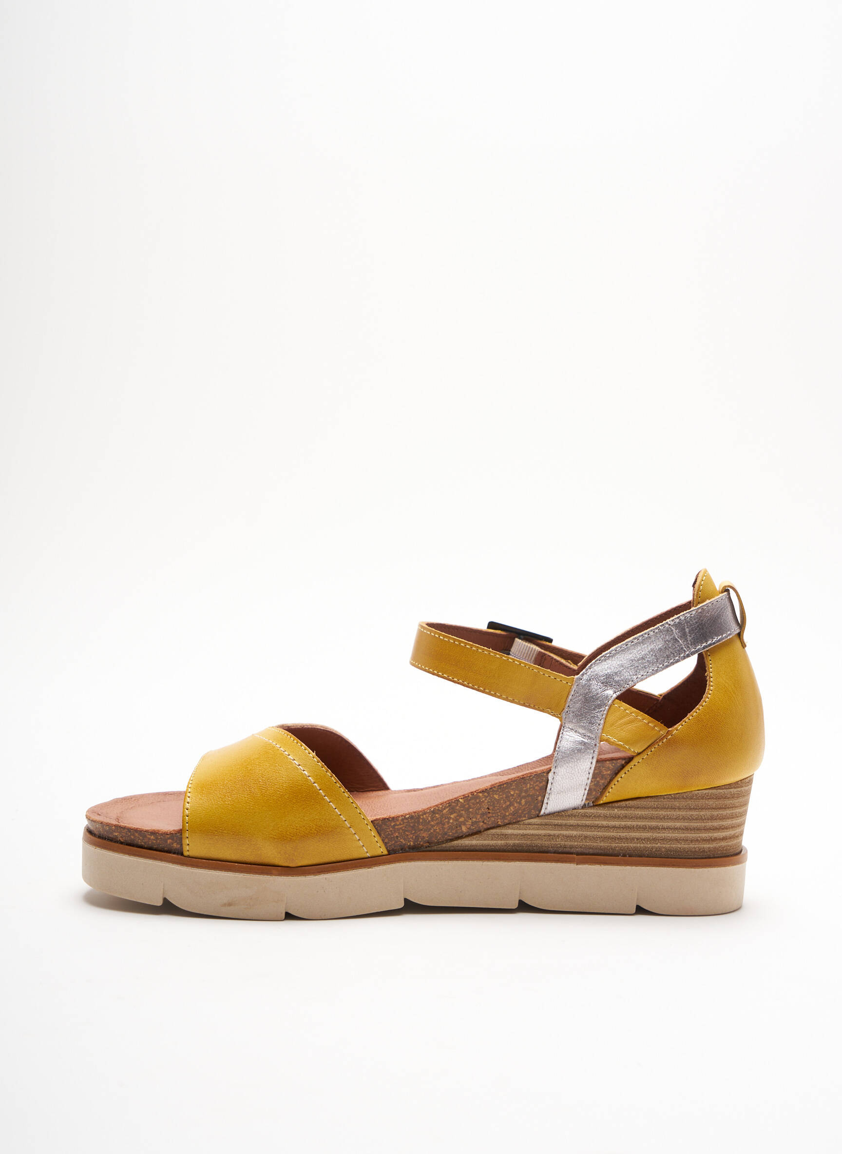 Dorking Sandales Nu Pieds Femme couleur jaune
