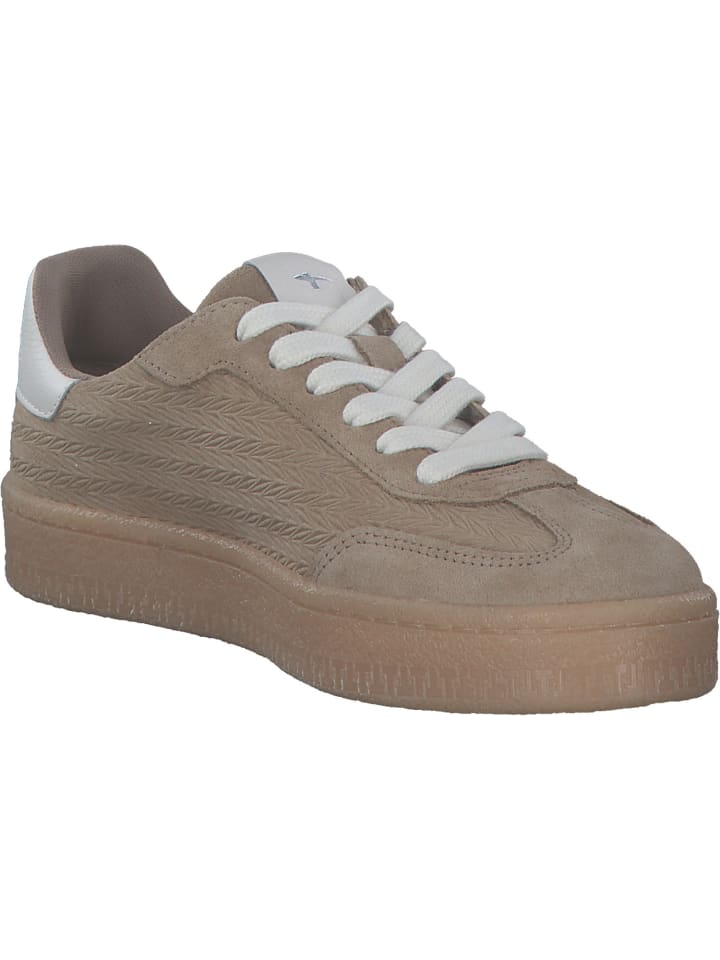 Tamaris Schnürschuhe in taupe günstig kaufen