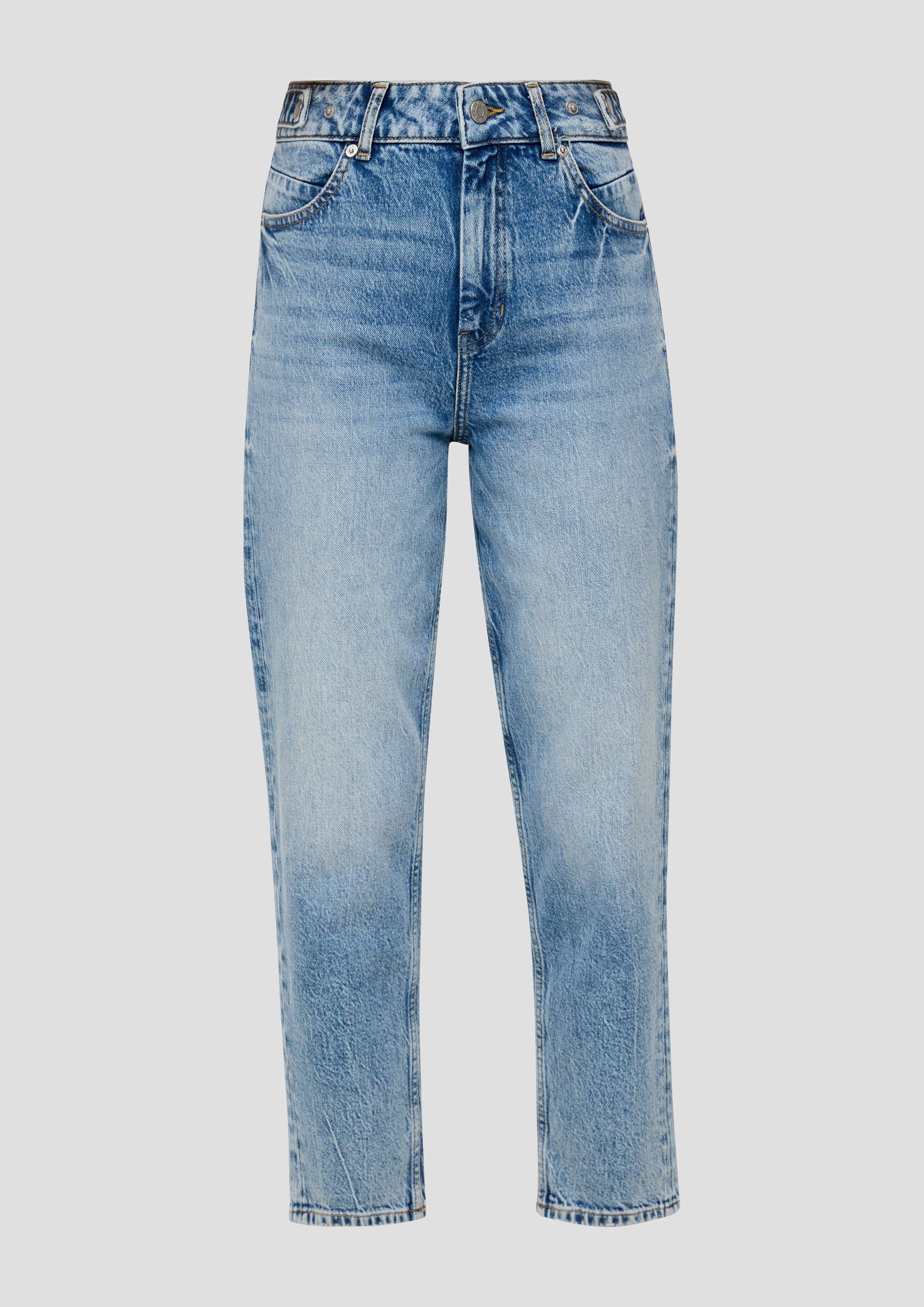Ankle Jeans / Regular Fit / High Rise  / Druckknopfriegel  2135882-55Z4