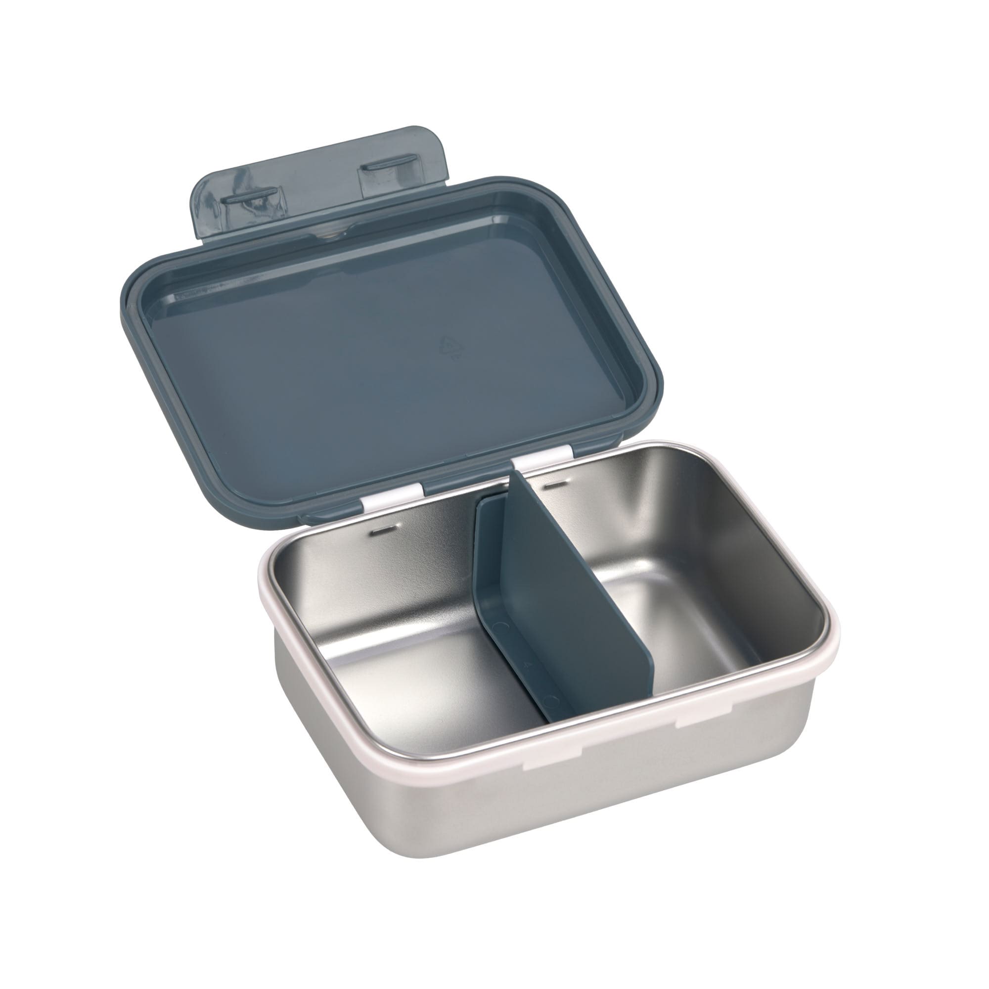Kinder Brotdose Edelstahl - Lunchbox, Happy Prints, Dunkelblau