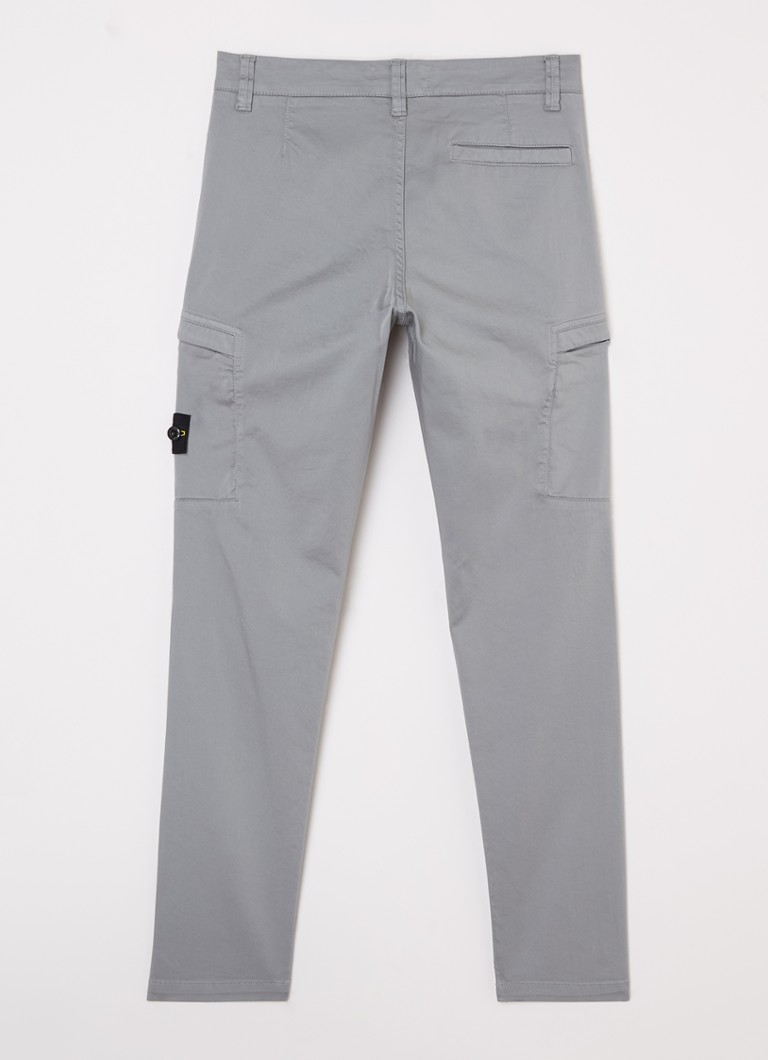 Pantaloni cargo conici Stone Island 31012 cu logo