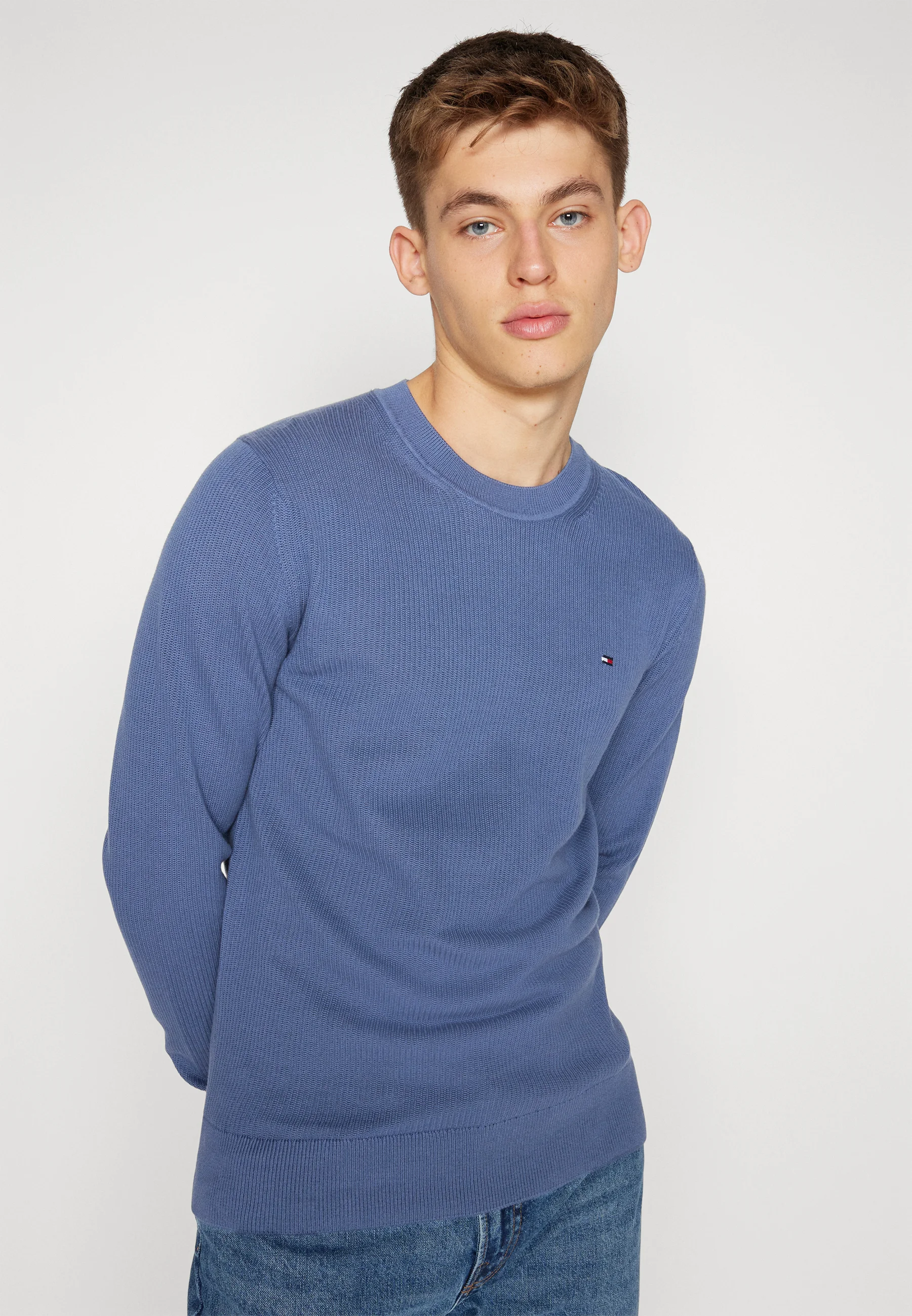 Tommy Hilfiger CHAIN RIDGE C NECK - Suéter