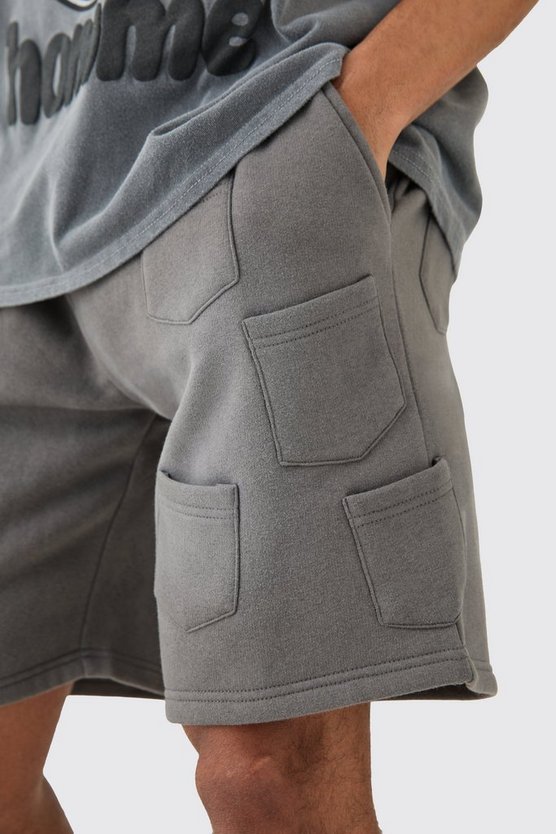 Lockere Shorts mit Taschen