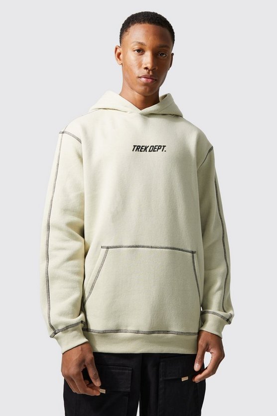 Active Oversize Hoodie mit Naht-Detail