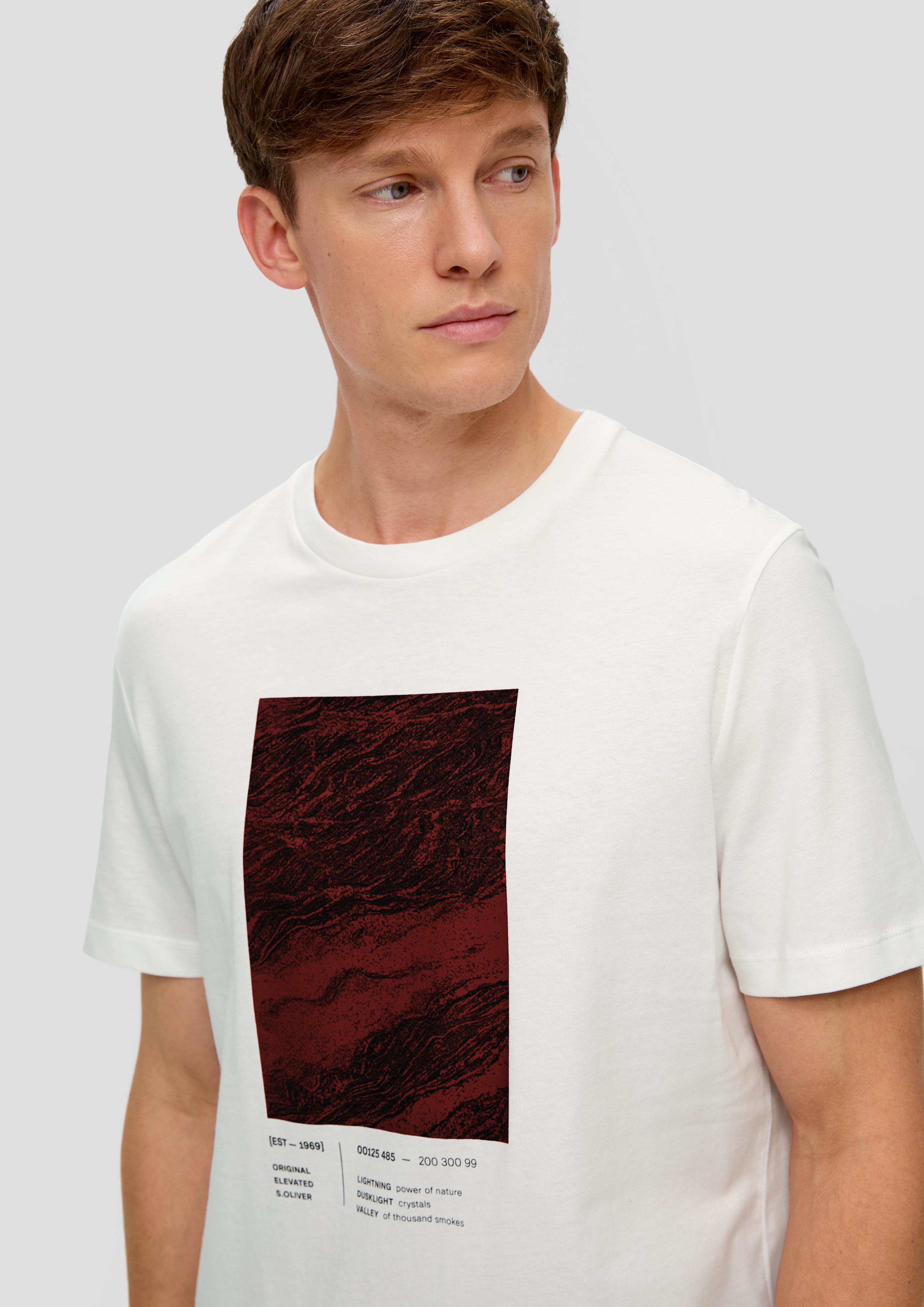 Baumwollshirt mit Frontprint  2138665-01D1