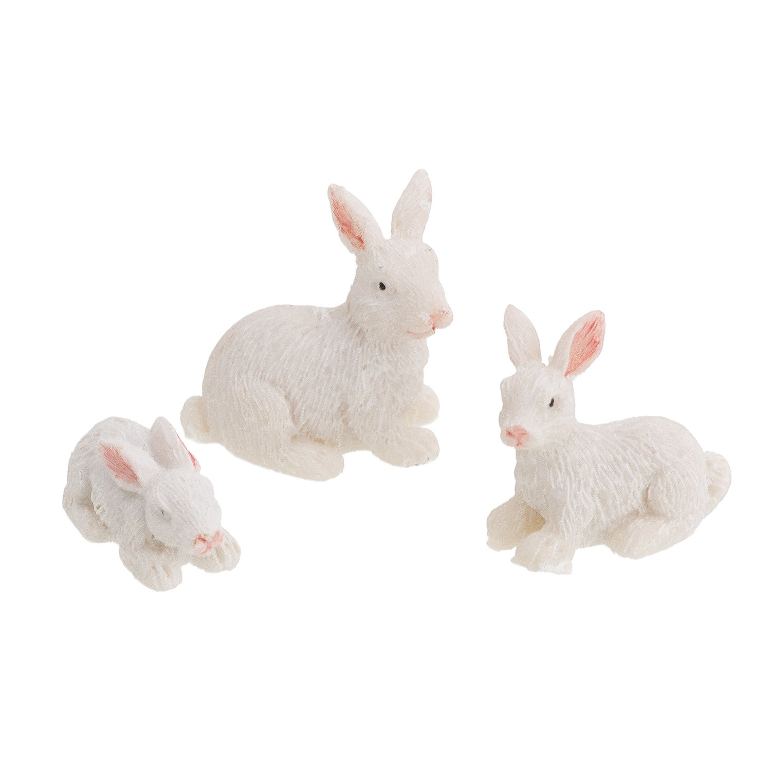 Hasen, 2,5 cm, 3-teilig