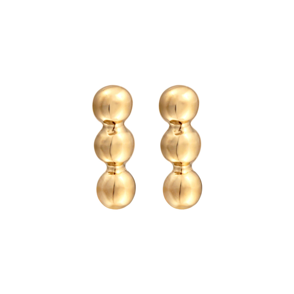 Elli Elli Boucles d'Oreilles Femmes clous d'oreilles boule design basique en argent st Boucles d'oreilles
