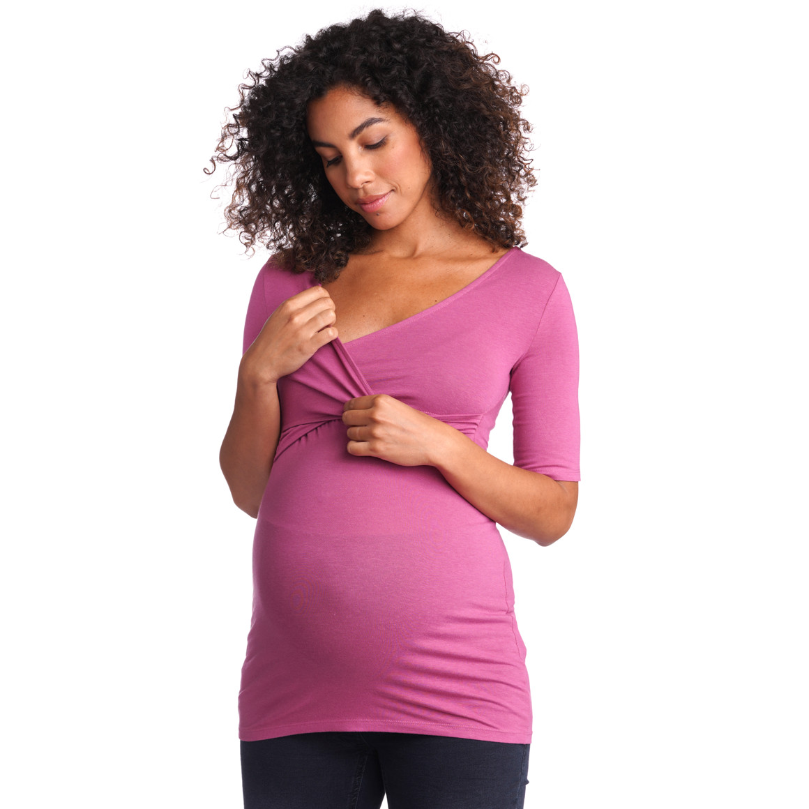 Damen Umstands-T-Shirt mit Stillfunktion