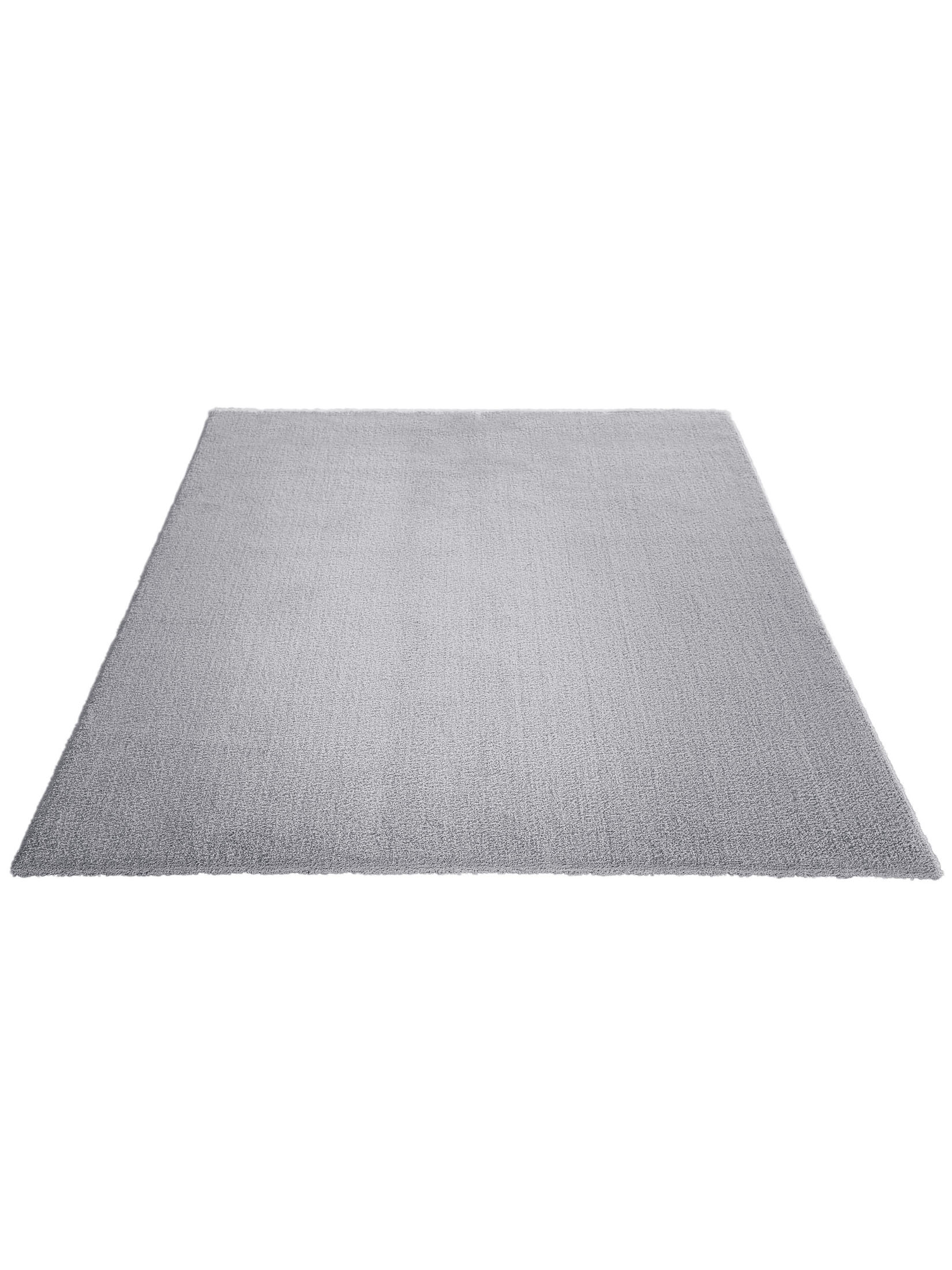 Sensation Hochflor-Teppich, Hellgrau