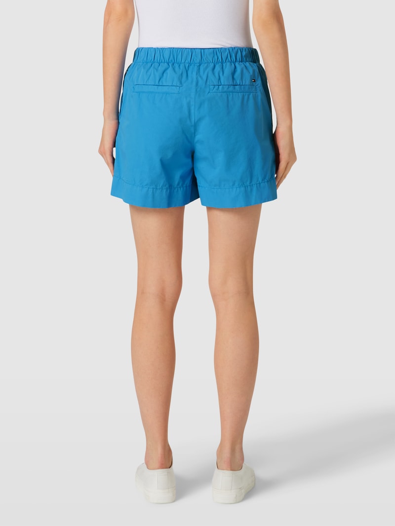 Shorts mit elastischem Bund in ozean blau