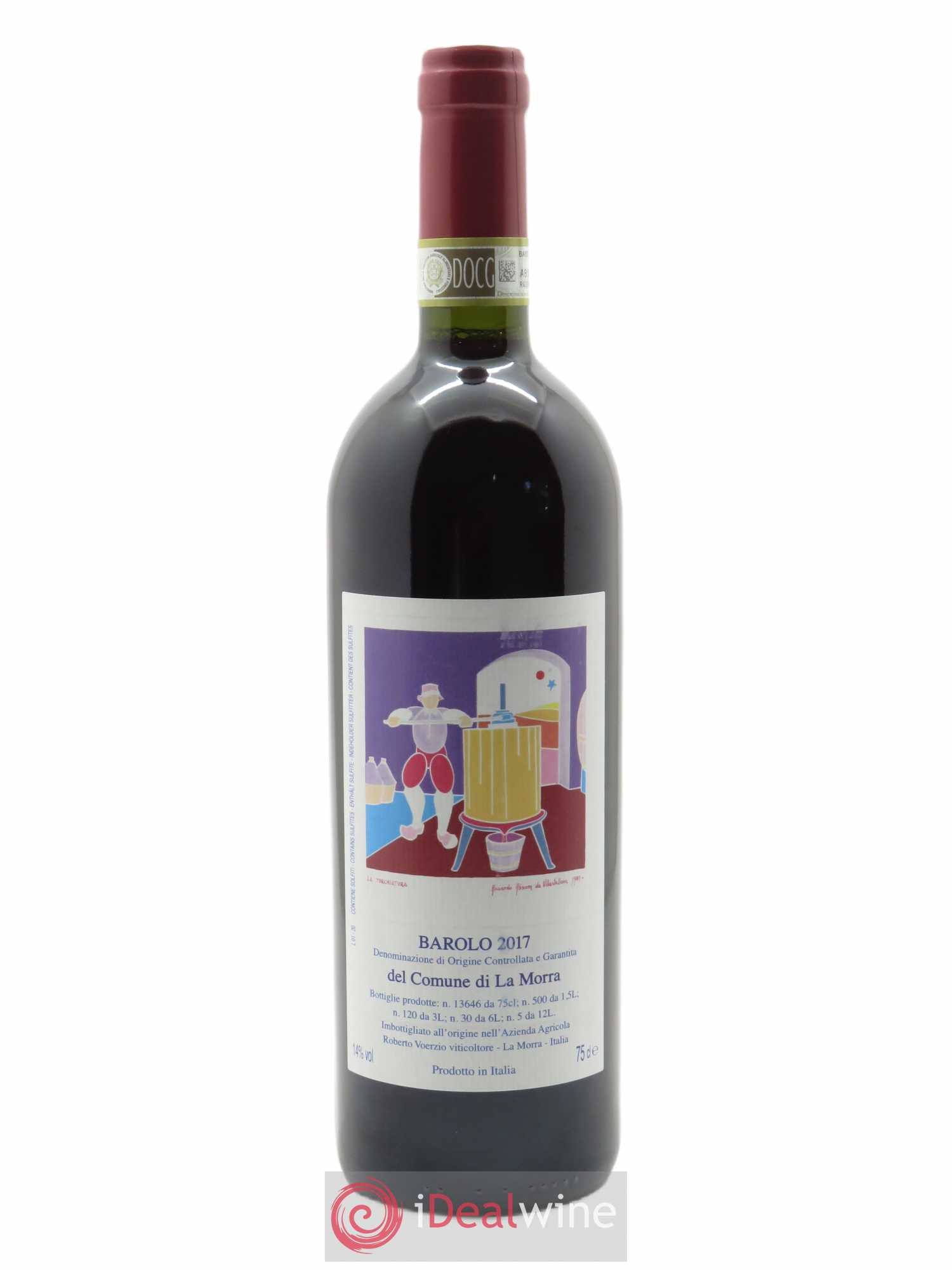 Barolo DOCG del Comune di la Morra Roberto Voerzio  2017 - Lot de 1 Bouteille