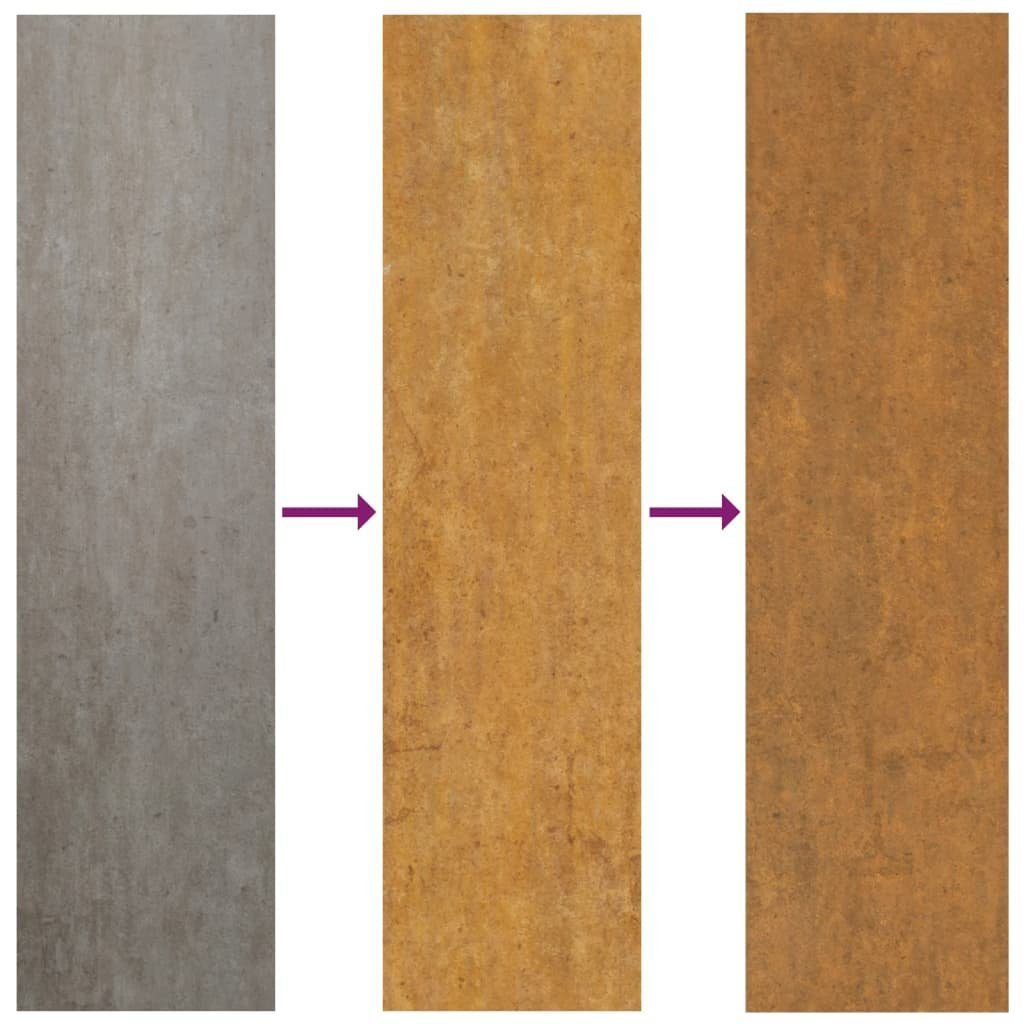 vidaXL Feuerstelle Feuerstelle 60x60x30 cm Cortenstahl
