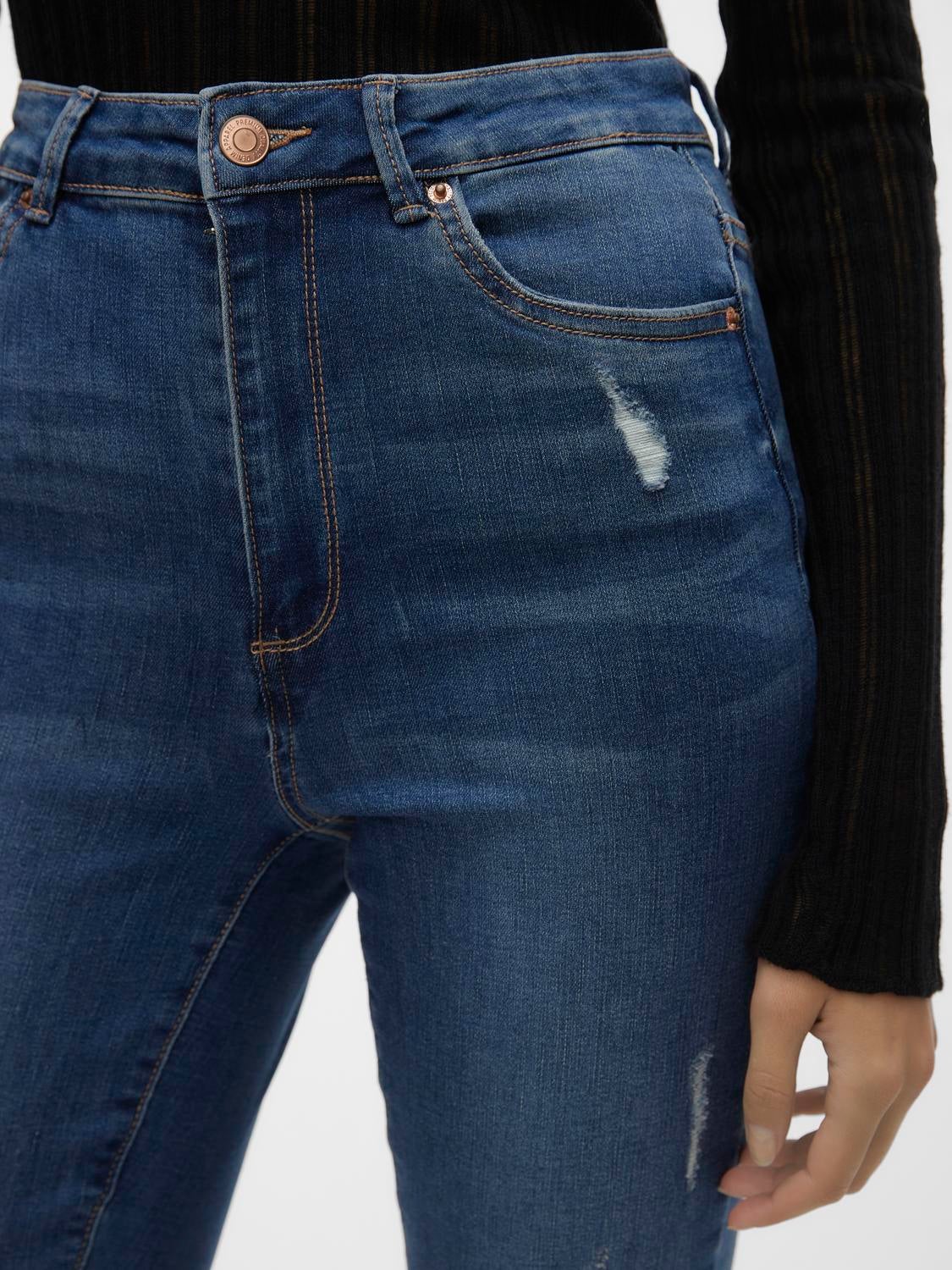 VMSOPHIA Hohe Taille Skinny Fit Jeans