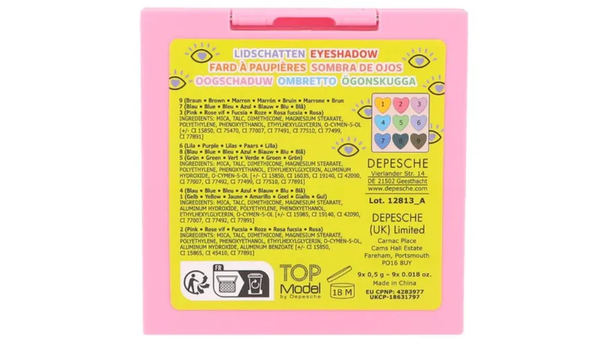 TOPModel Lidschatten Palette BEAUTY and ME