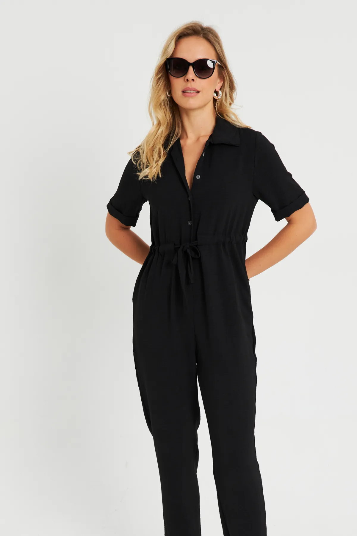 Cool & Sexy  Jumpsuit - Schwarz - Regular Fit