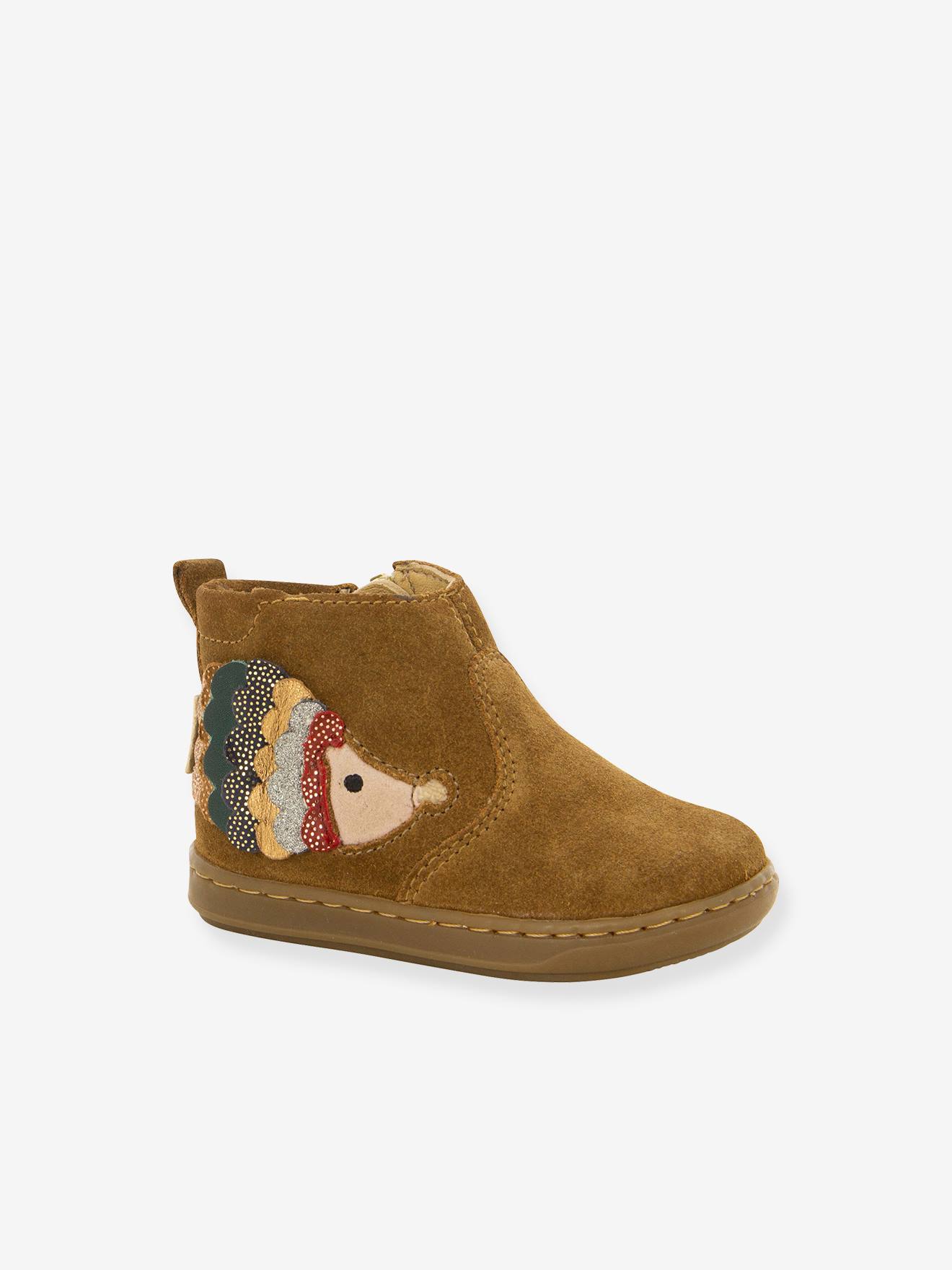 Boots bébé Bouba Niglo Velours SHOO POM® caramel