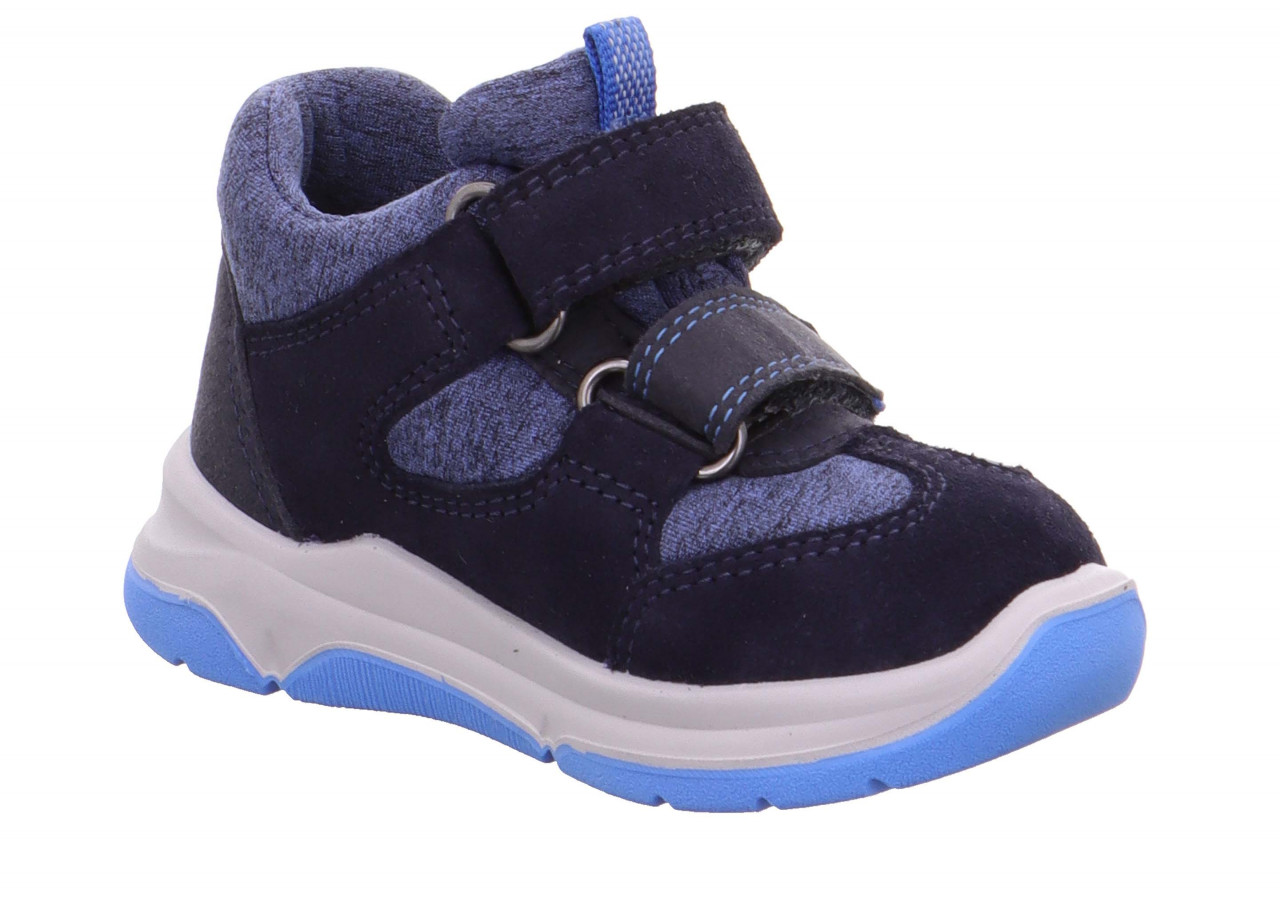 COOPER - Blau/Hellblau Sneaker low mit Klettverschluss