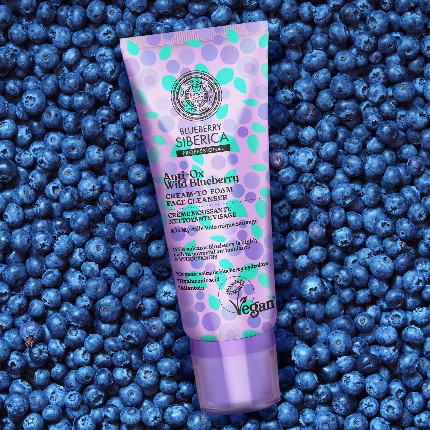 Natura Siberica Blueberry Siberica Foaming Cleansing Cream