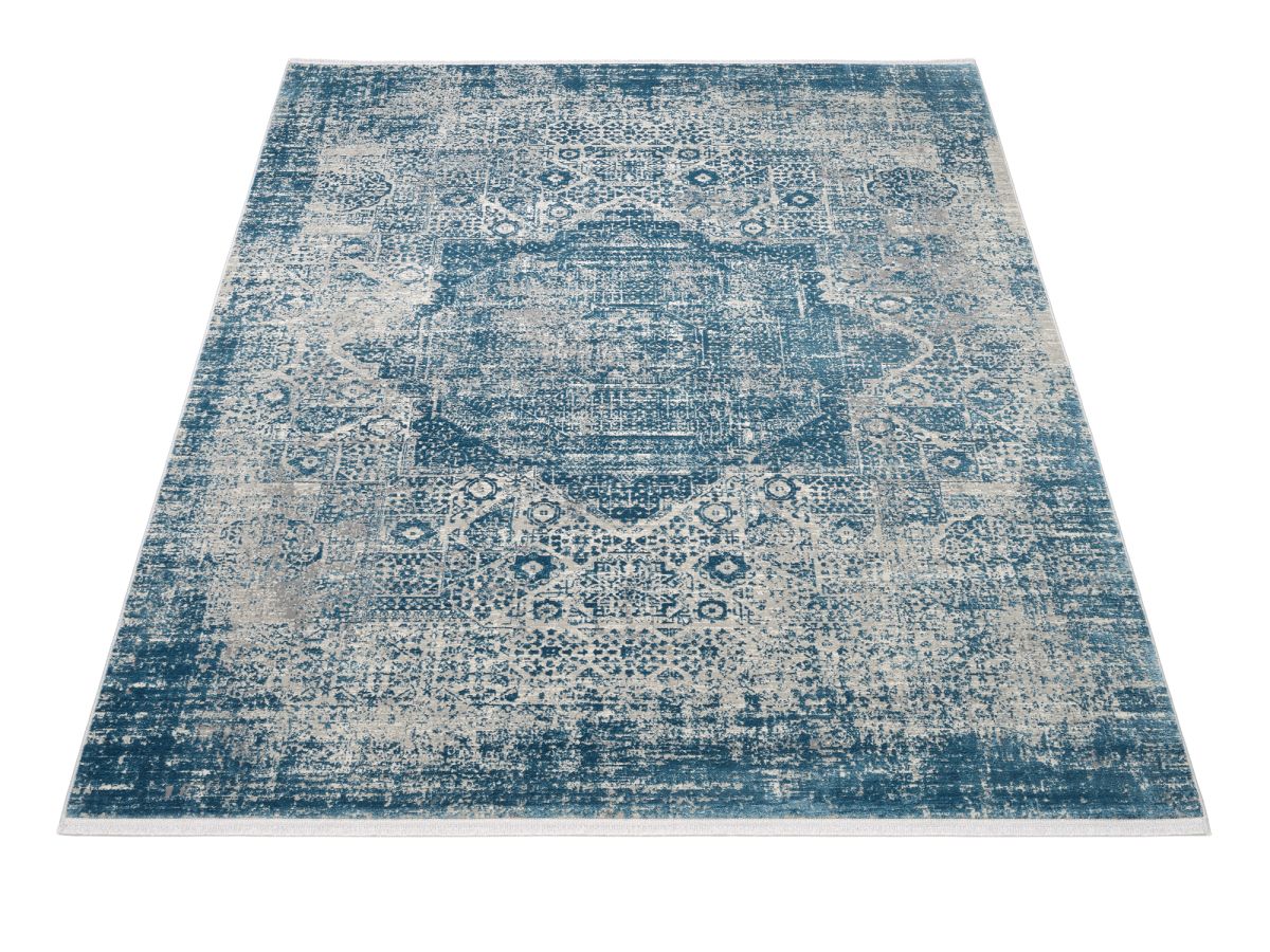 Webteppich Isfahan Blau 160 x 230 cm