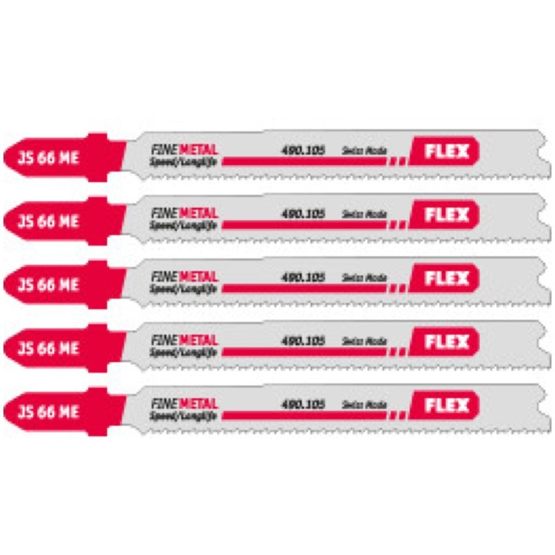 Accesorii Flex-tools 490105 Lamă de ferăstrău pentru metal JS 66 ME 5 bucăți