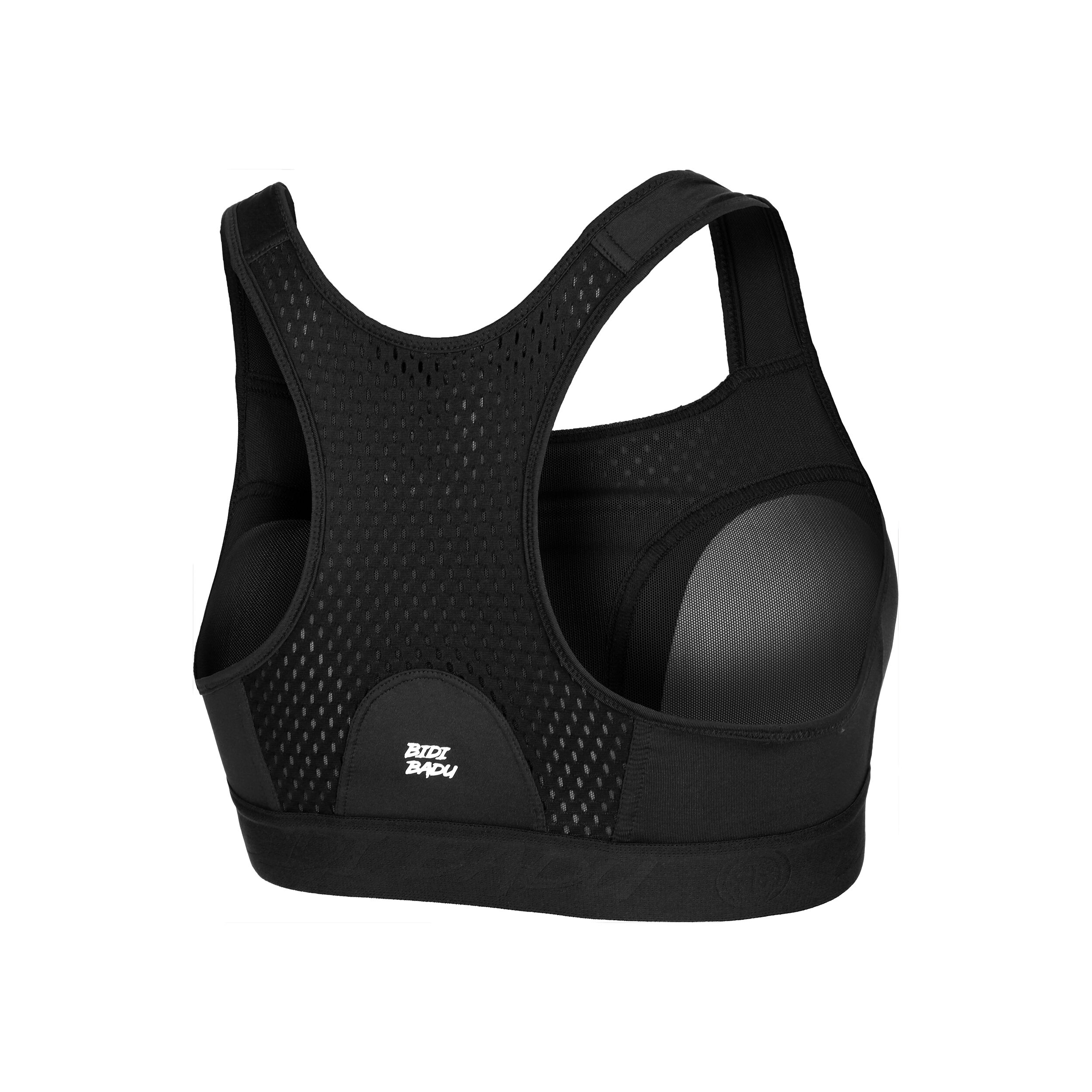 Crew High Support Sport-BH Damen - Schwarz