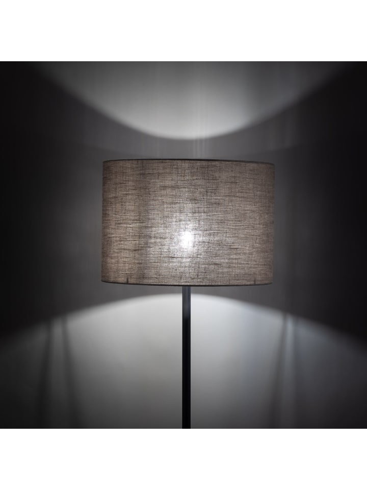 Licht-Erlebnisse Stehlampe in Schwarz Beige günstig kaufen onesize
