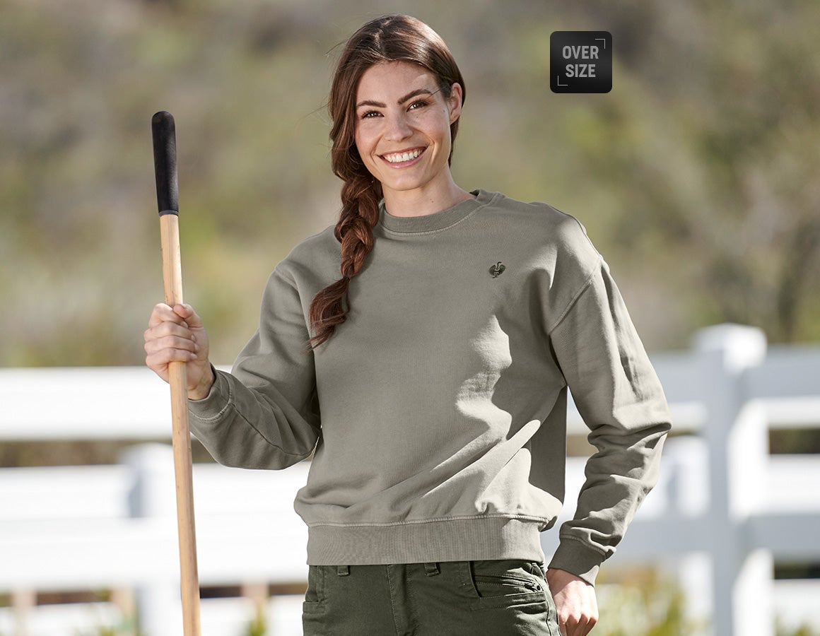 Oversize Sweatshirt e.s.motion ten, Damen