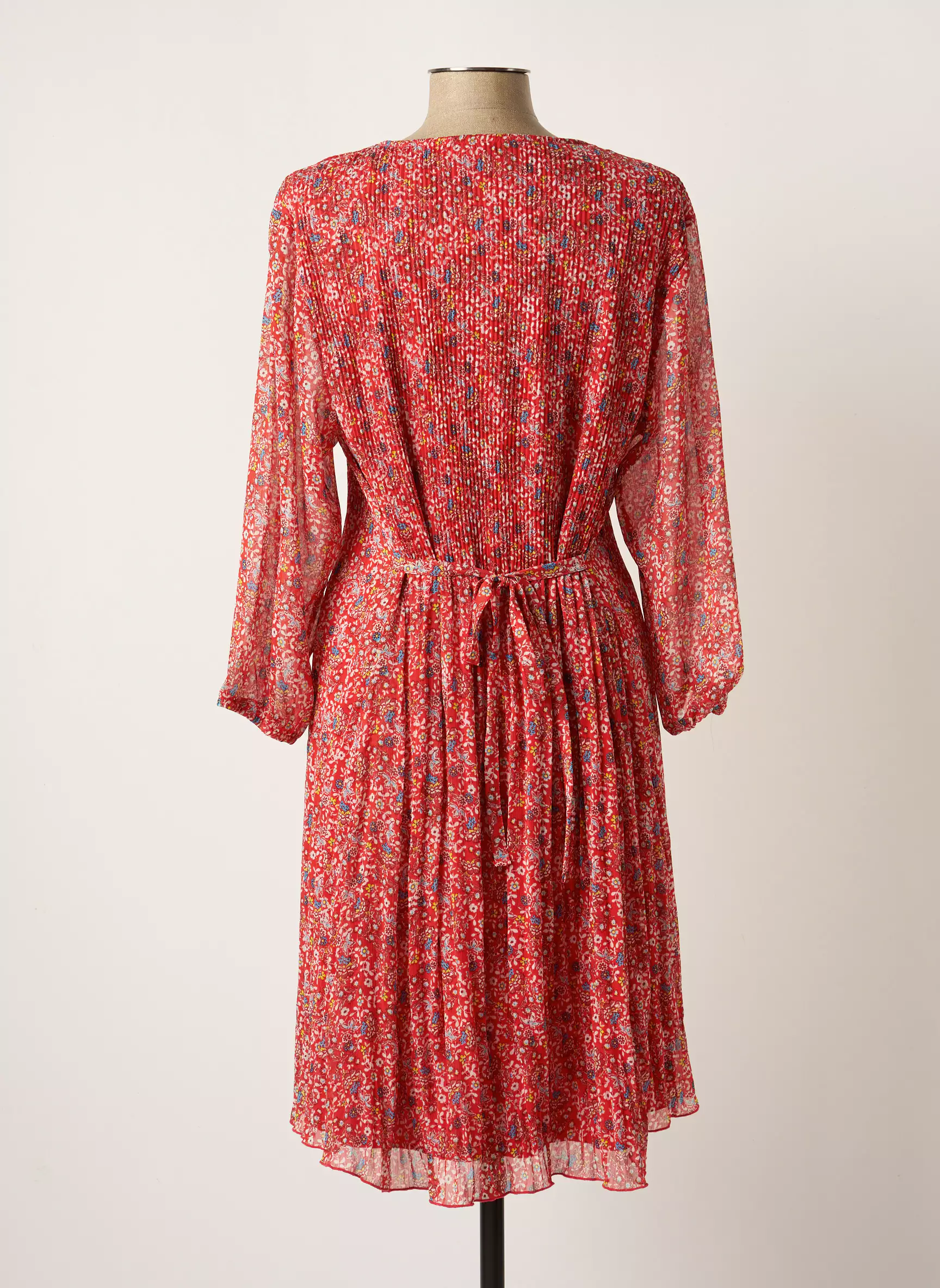 Christine Laure Robes Mi Longues Femme couleur rouge