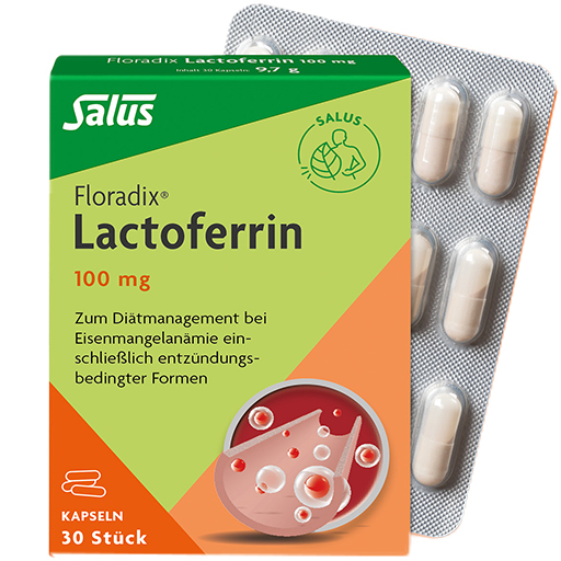 FLORADIX Lactoferrin 100 mg Kapseln  30 St  Kapseln