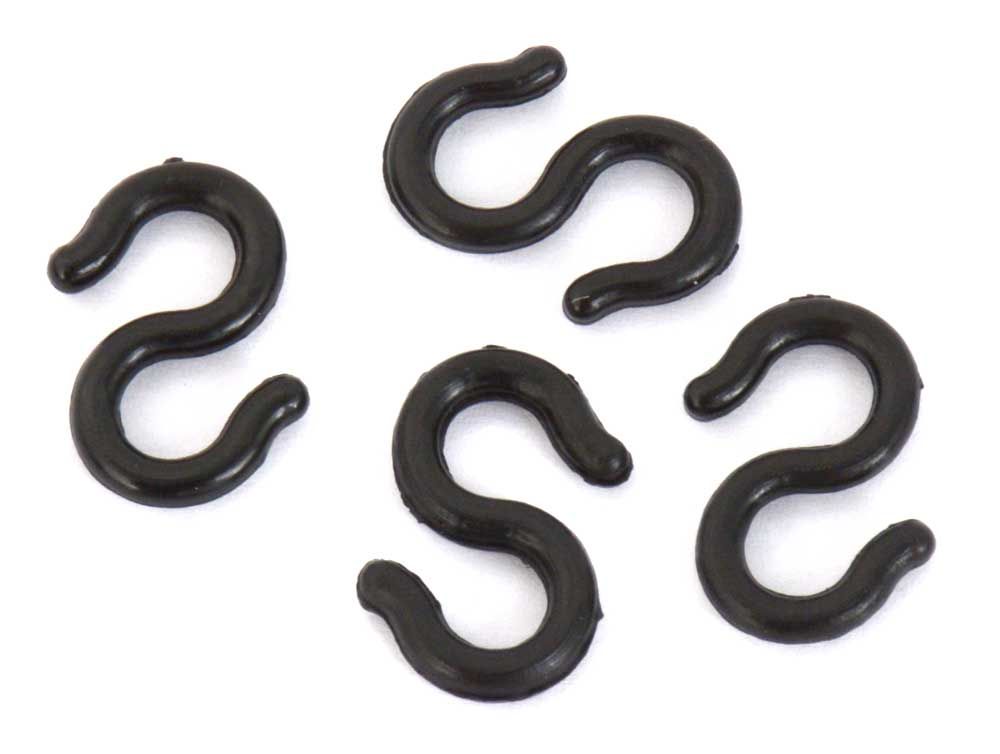 Jagwire S-Haken 4 Stück schwarz