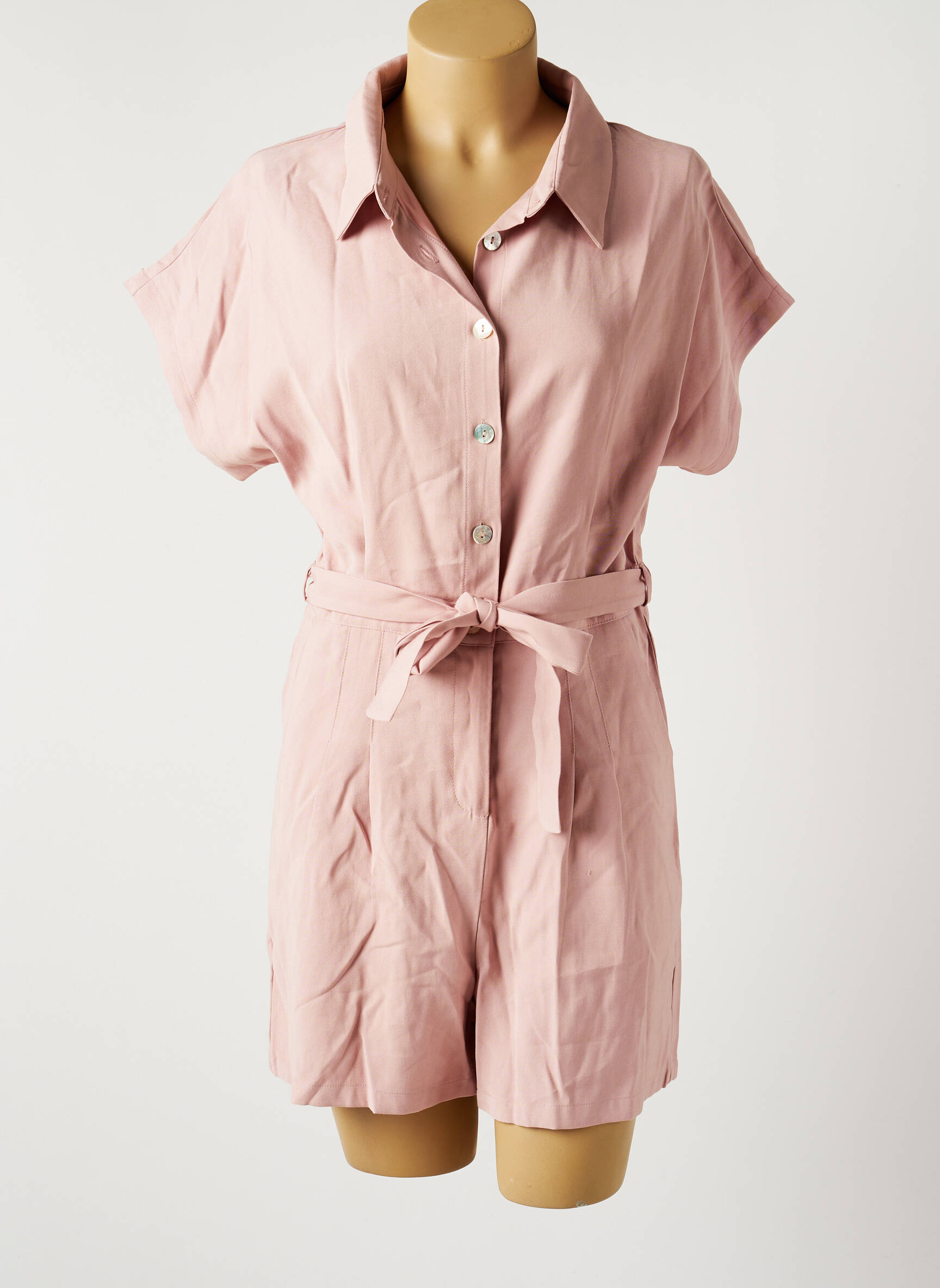 Artlove Combi Shorts Femme couleur rose