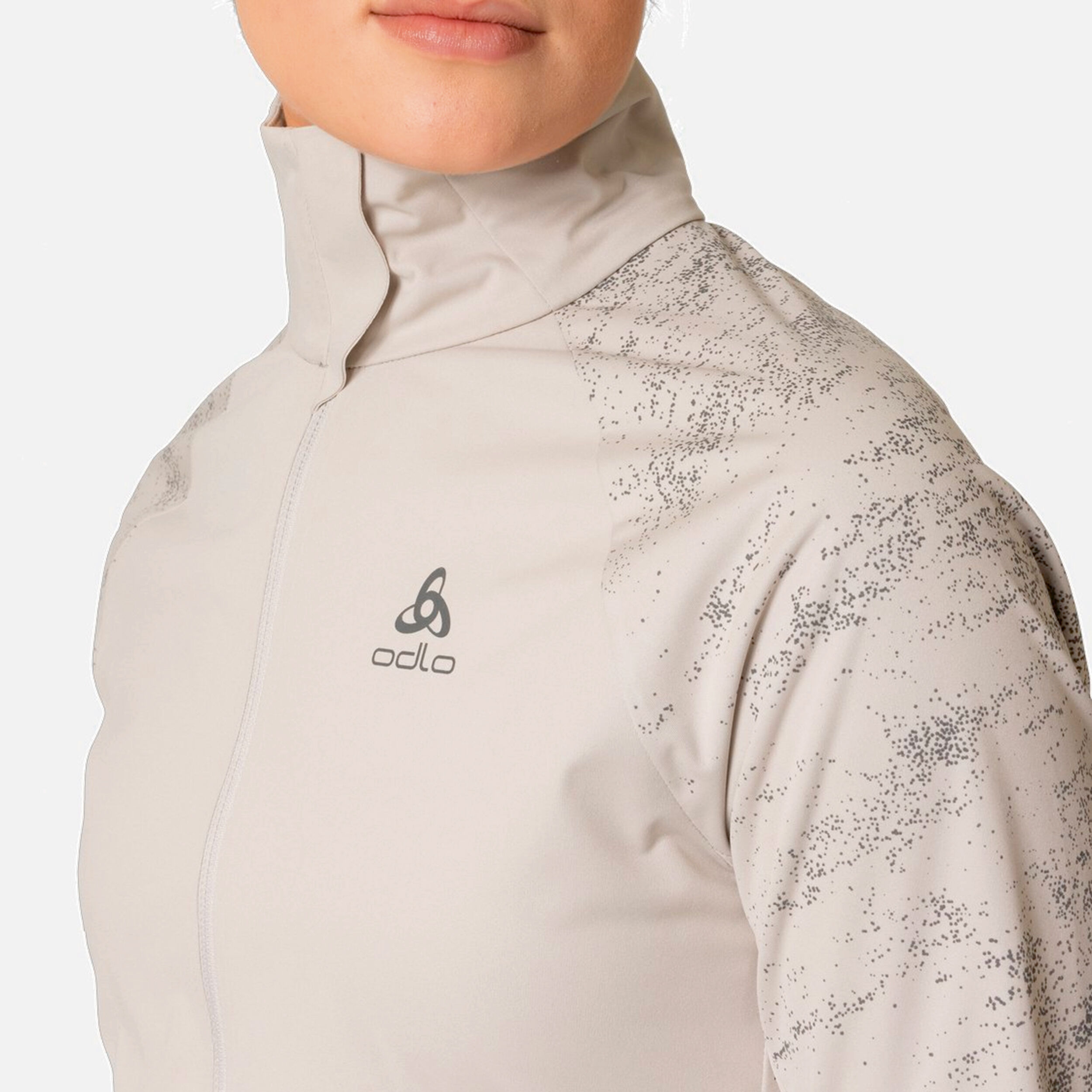 Zeroweight Pro Warm Reflect Laufjacke Damen - Hellgrau