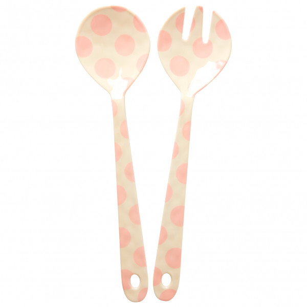 Rice - Melamine Salad Spoon and Fork - Besteck-Set