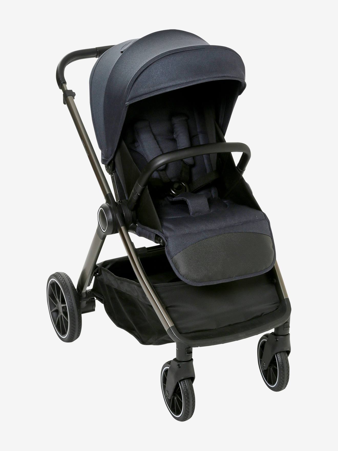 Poussette Trio Auriga I-size VERTBAUDET bleu nuit