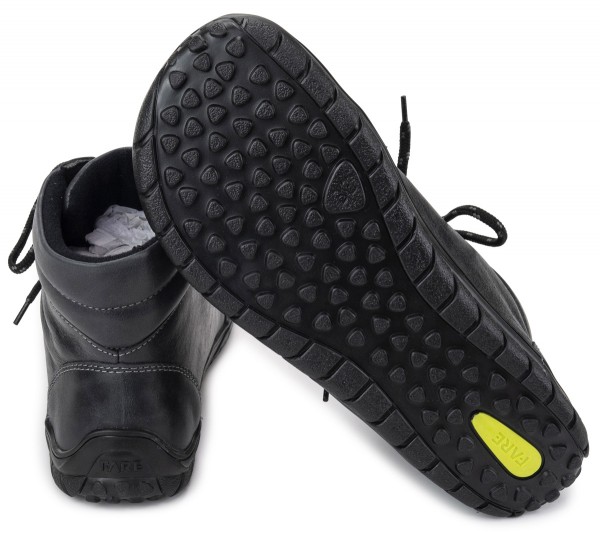 Fare Bare |vB ~ HighCut Leder Schnürer ~ Schwarz