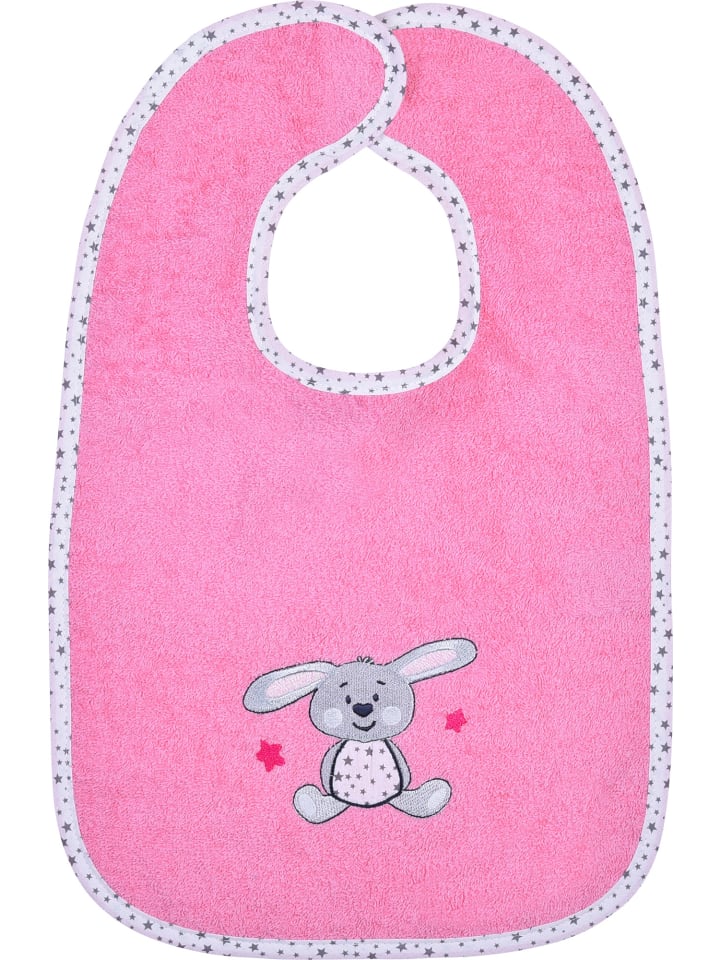 Wörner Frottier Lätzchen Hase in rosa/weiß günstig kaufen onesize