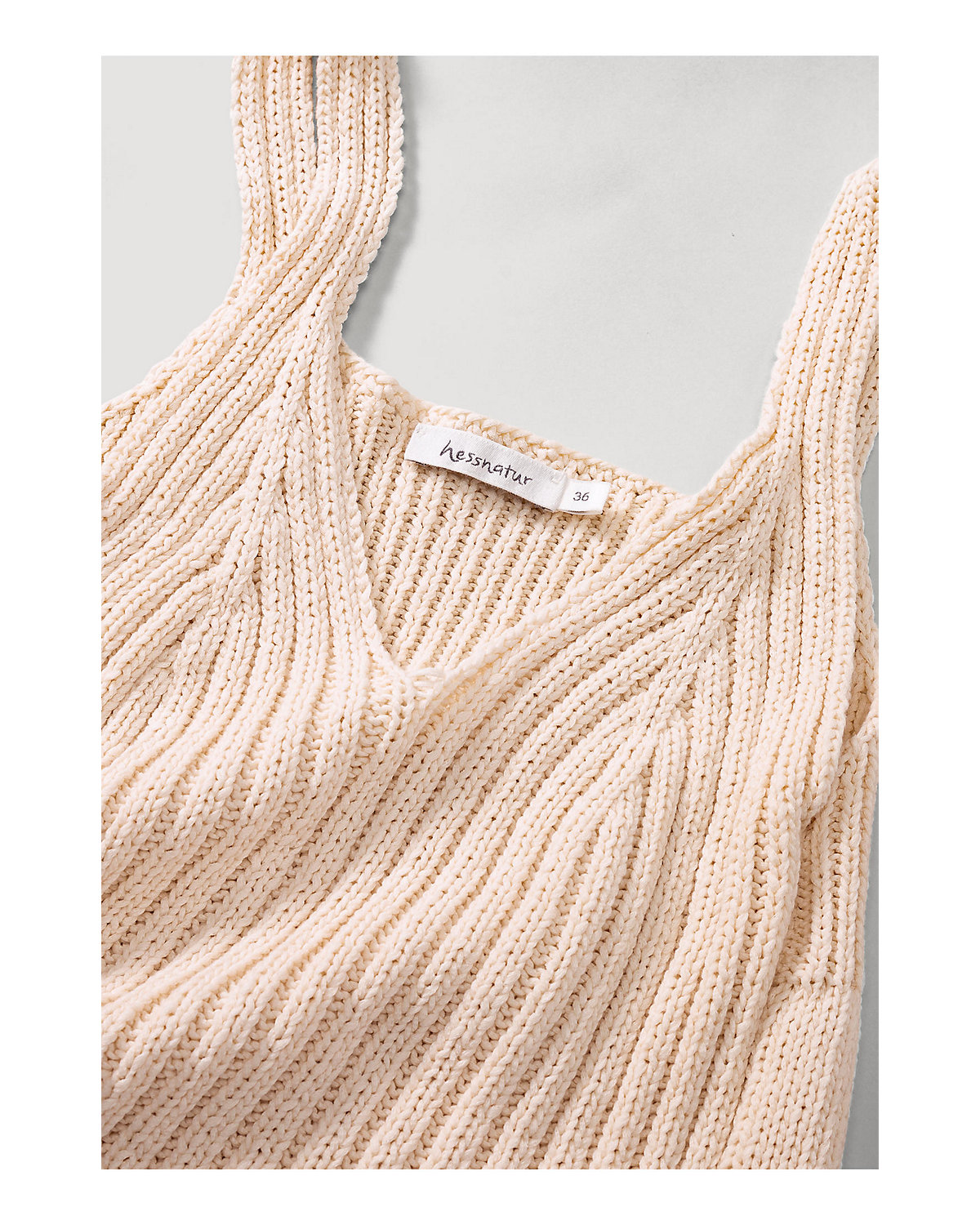 Stricktop aus reiner Bio-Baumwolle