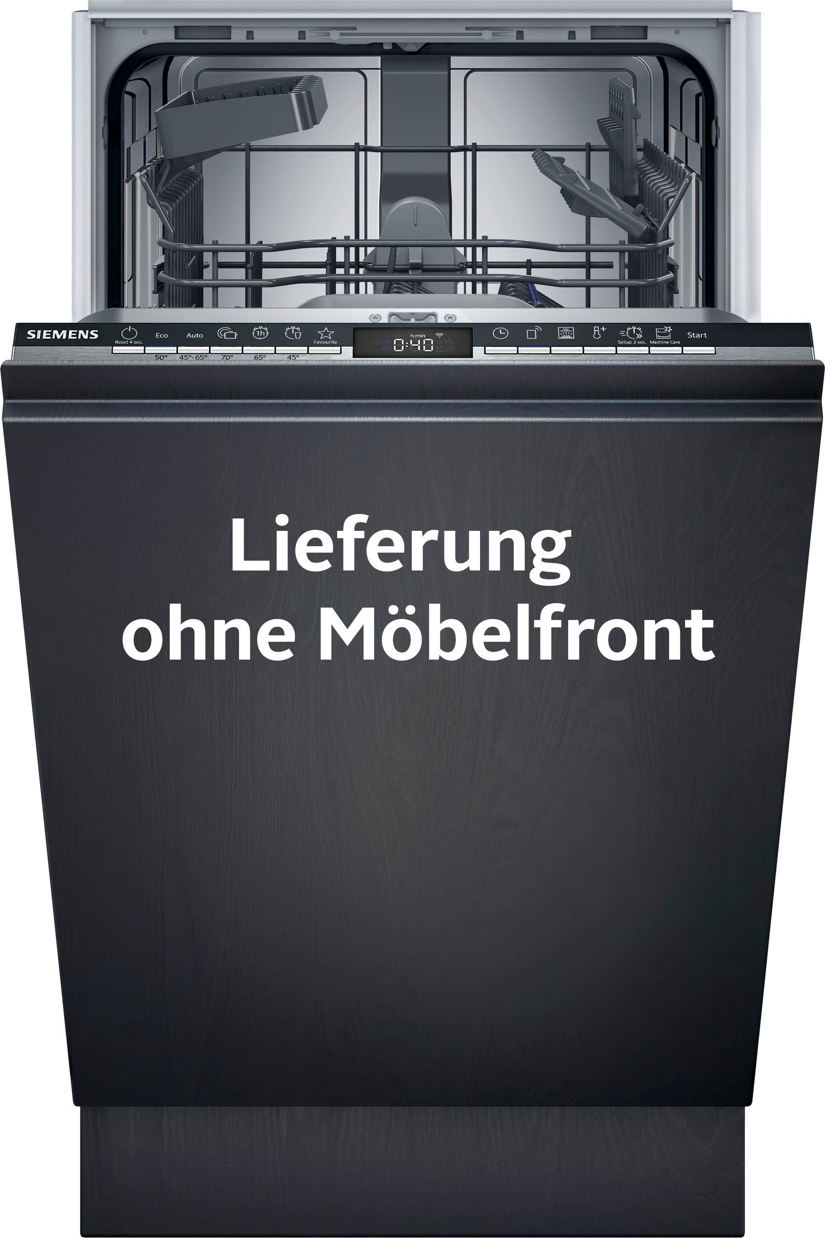 SIEMENS vollintegrierbarer Geschirrspüler iQ300, SR63EX24KE, 10 Maßgedecke