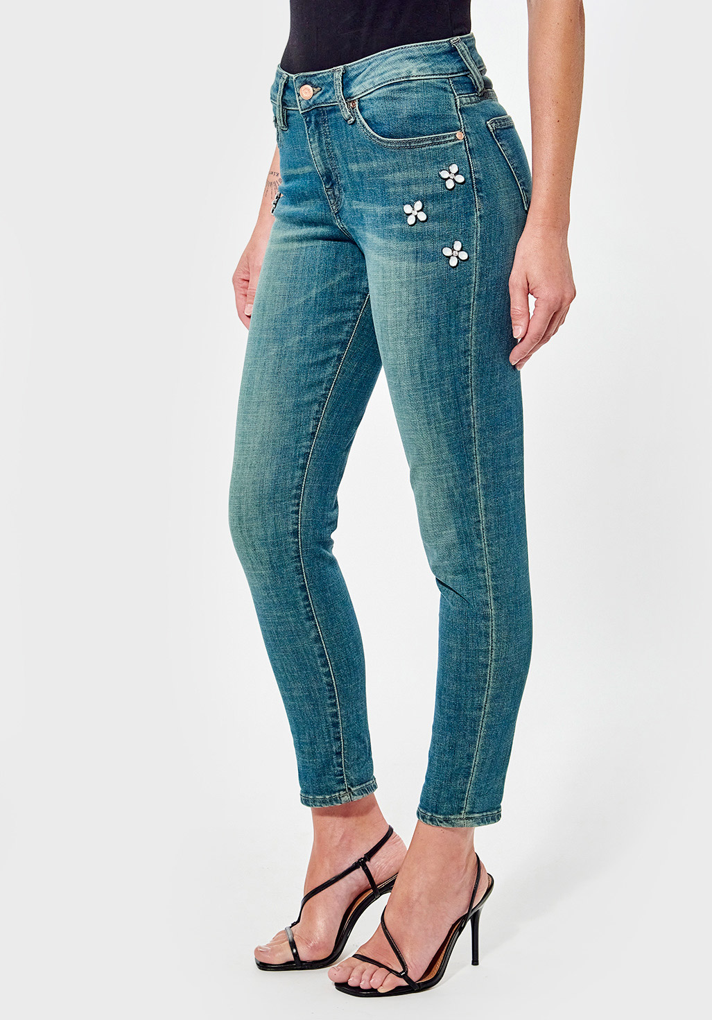 LENNY  Jean slim Femme fantaisie