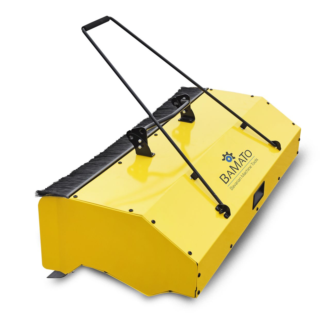 BAMATO Kehrmaschine KEM-1000 mit Sammelbehälter / Schneeschild / E-Start