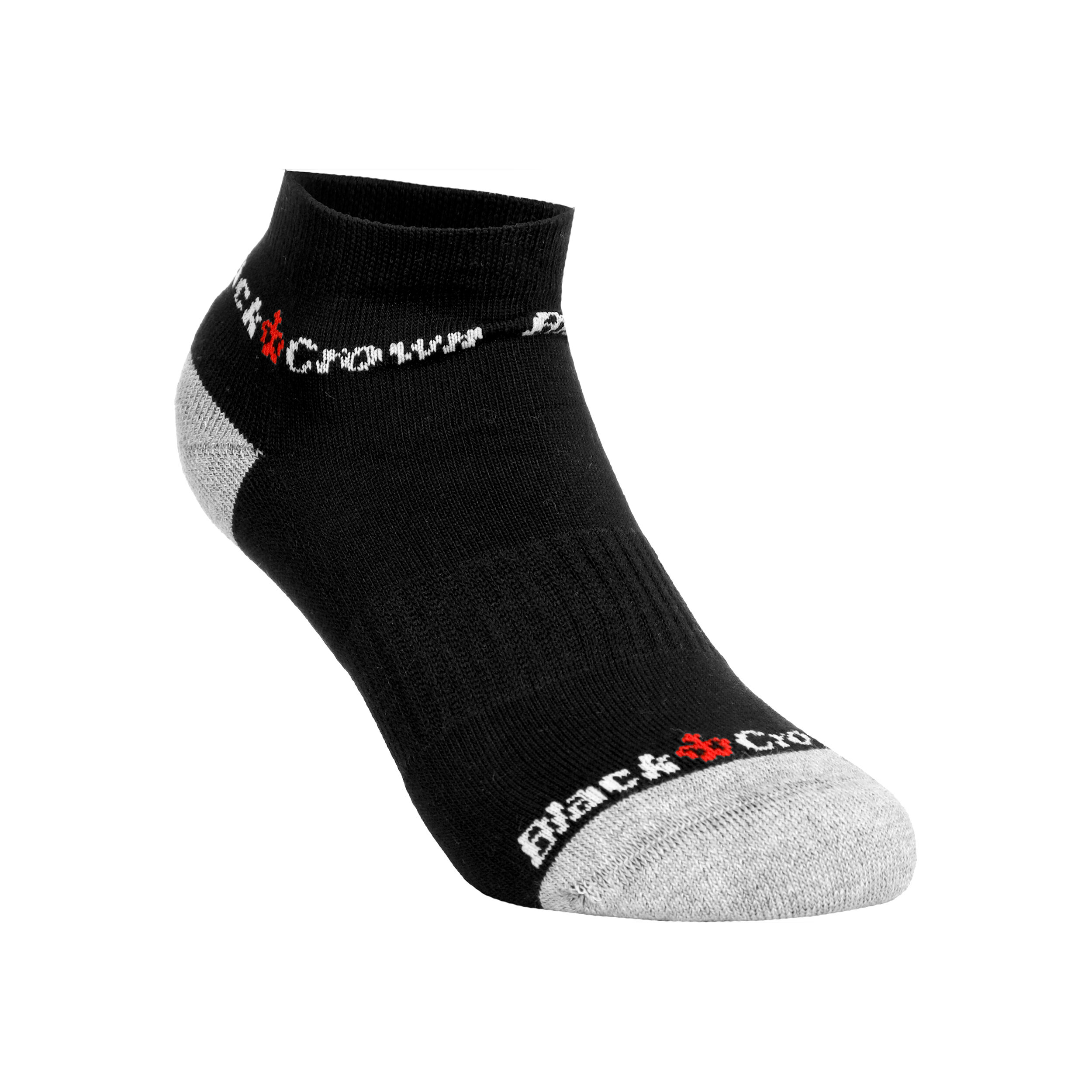 Sportsocken - Schwarz, Grau