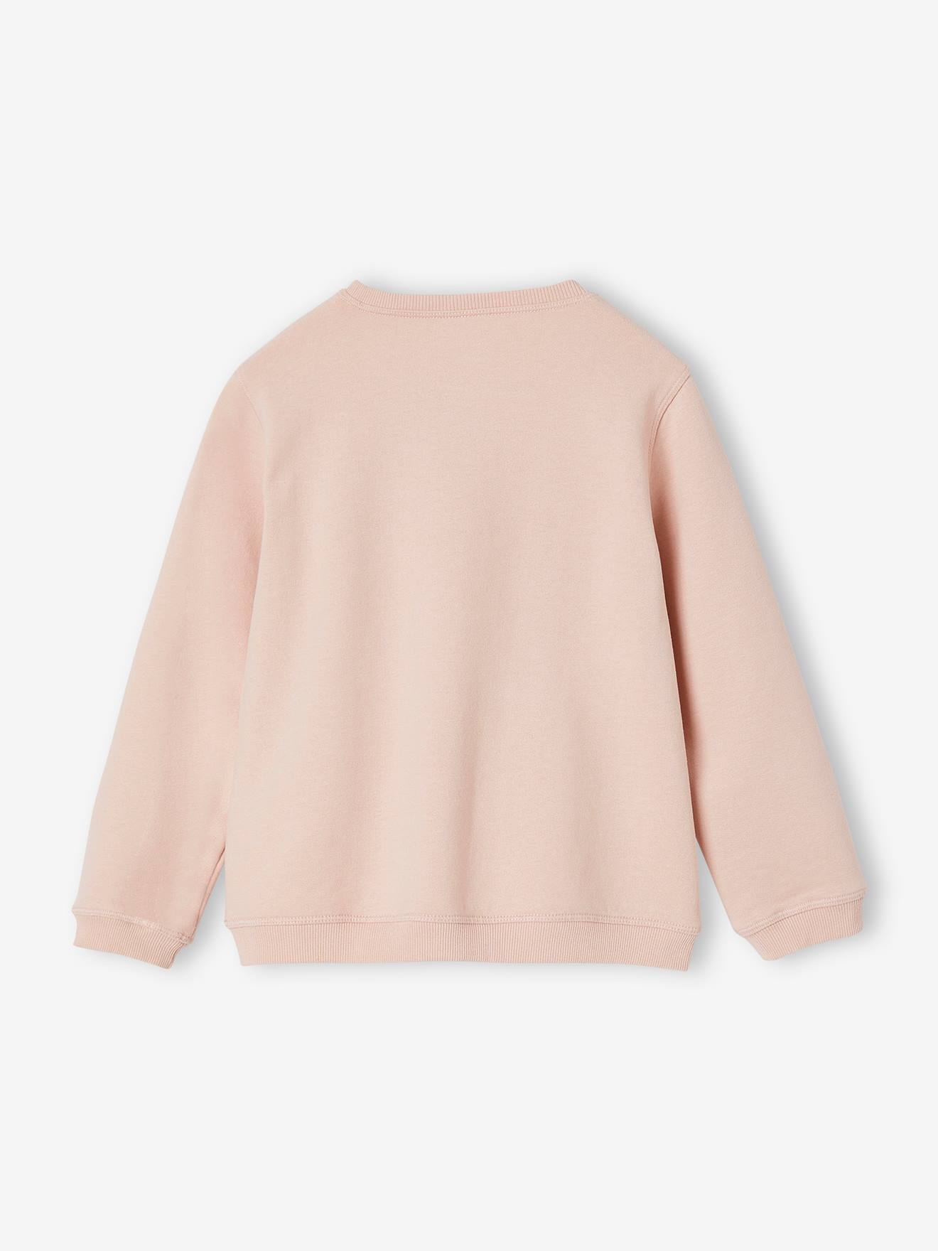 Sweat Basics motifs détails irisés fille prune