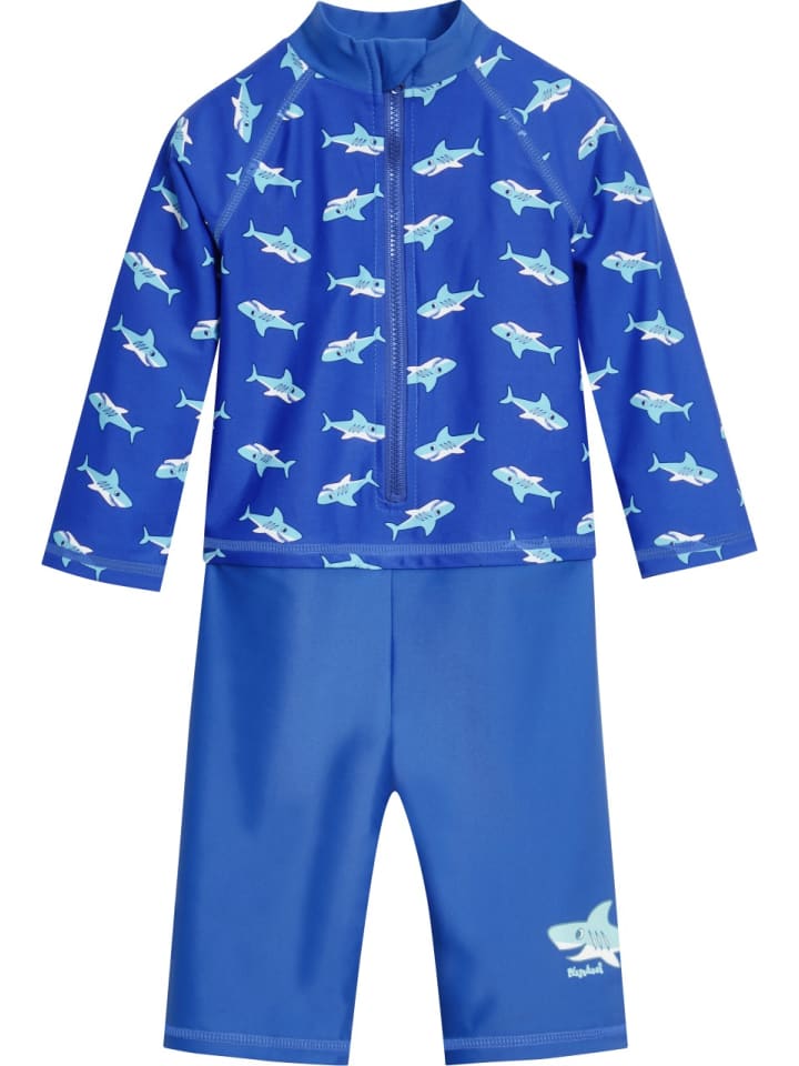 Playshoes UV-Schutz Einteiler Hai 1/1 Arm in Blau günstig kaufen