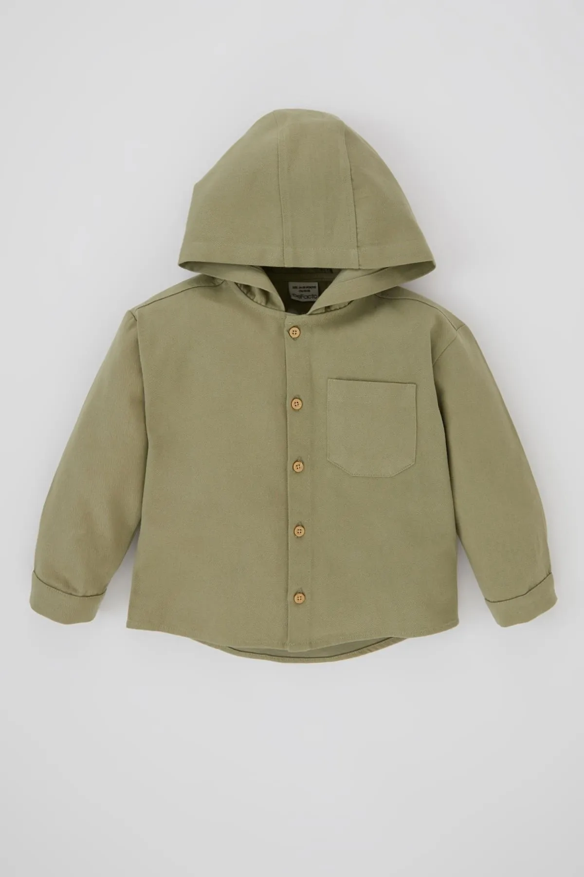 DeFacto  Langarmshirt aus Gabardine mit Kapuze für Babys
